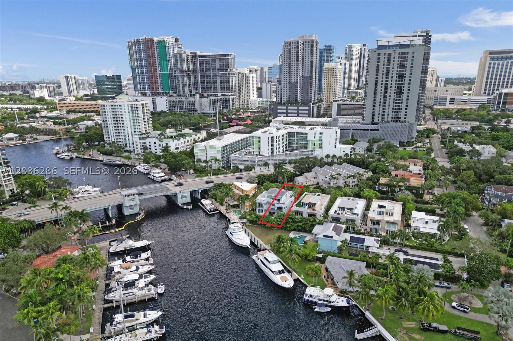 Experience upscale living in this 3-story single-family-attached home overlooking the New River and city skyline. Available September 1st! Fully furnished with brand-new designer furniture, this property is available for seasonal or long-term lease. Enjoy new appliances, smart home features, a private pool and spa, Peloton, main-level patio with grill, and an 800-sq-ft rooftop terrace perfect for entertaining. A private boat dock for vessels up to 30 feet may be available for an additional fee. Prime location near Downtown, Las Olas, the beach, and I-95. Call today to schedule a private showing!