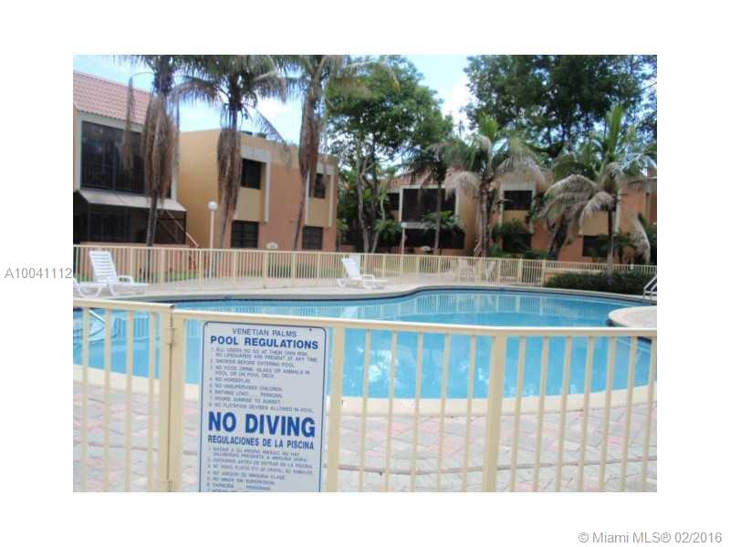 Great 3/2 on the second floor in Venetian Palms Condominium.  Please included with the contract to lease a police report, a copy of driver's license, one month paystub, and Foresight Realty Group Corp application attached on MLS. Security from 6 PM to 6:00 AM.