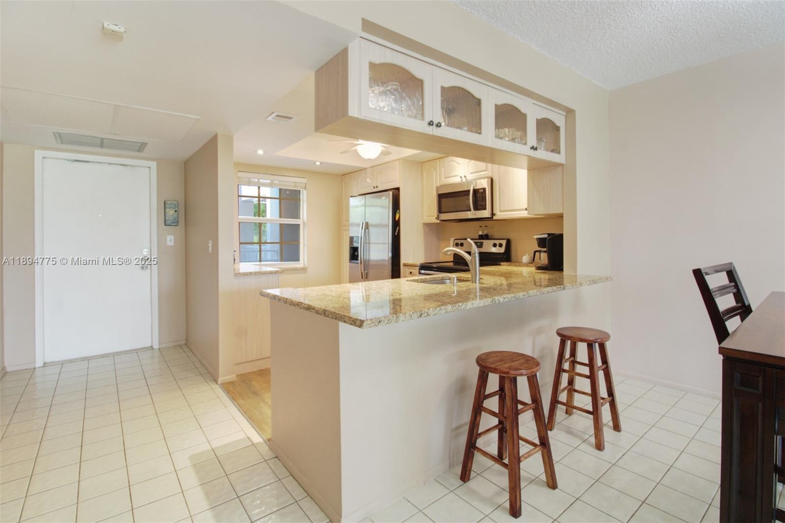 Move-in ready & fully furnished! Beautifully renovated 2-bed, 2-bath condo featuring a modern open kitchen with stainless steel appliances, granite countertops, and stylish lighting. Spacious bedrooms with wood-like vinyl floors, and elegant bathrooms with bidet toilets and premium finishes. Enjoy abundant natural light throughout and a large balcony with stunning golf course and sunset views. Includes hurricane-impact windows, new A/C, and in-unit washer/dryer. Non-smoking owners have kept this home in pristine condition. Community amenities include multiple pools, BBQ areas, and security patrols. Ideally located near the beach, Publix, top restaurants, and Harrah’s Casino. A perfect blend of comfort, convenience, and South Florida lifestyle!