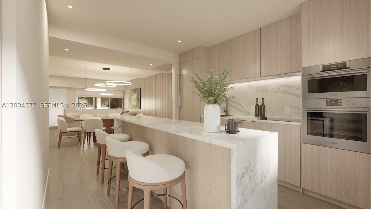 Introducing Villa Sofia, Miami's original pied-à-terre reimagined. A beloved destination for the affluent and bon vivant since 1959, this architectural gem is being thoughtfully
reinvented for modern luxury in the exclusive South of Fifth neighborhood. With only 21 residences and no rental restrictions, Villa Sofia offers rare flexibility for owners and
investors alike. Residence #109 features a thoughtfully laid out 2 bed/2 bath with 863 interior sq ft plus 204 sq ft of outdoor space, showcasing an efficient layout and refined
contemporary finishes. Residents will enjoy curated amenities including a rooftop bar, pool, outdoor gym, and lounge - ideal for relaxing, working, or entertaining. Residents will also
have access to beach service. Completion estimated for the end of 2026.