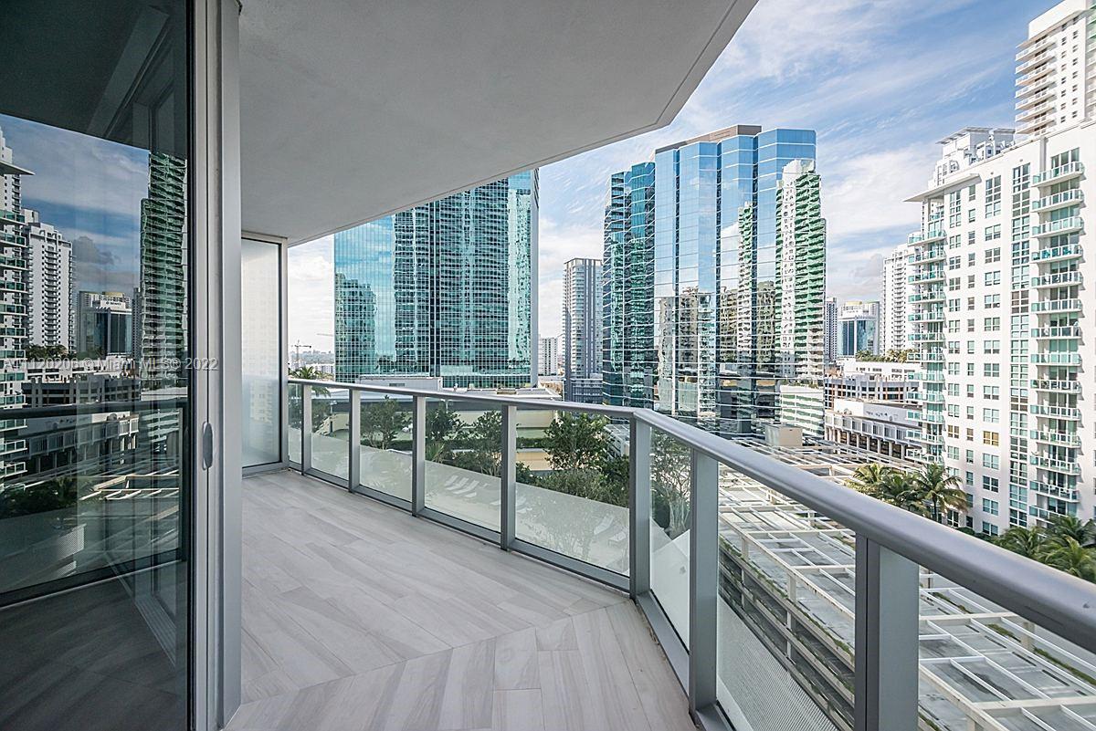 Beautiful Corner Unit in the heart of Brickell. This apartment features 2 Bedrooms and 2 Baths with 1,012 Living area plus a huge balcony. Very Modern Kitchen and floors. Brickell House is a 46 story condo building in the heart of Brickell Miami. This building offers striking views of Biscayne Bay and Miami's skyline. Completed in 2014 and designed by award winning Sieger Suarez Architectural Firm the building has floor to ceiling glass windows with amenities that include two pools , fitness center, wellness spa, theater room and more! Unit has access to 2 parking spaces.