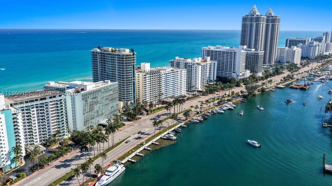 OPPORTUNITY TO OWN WITH SPECTACULAR OCEANFRONT LARGE 1 BEDROOM & 1 BATHROOM, 942 SF, WITH ASHTONISHING WATER VIEWS. Building is in good standing with the city, HOA its only $1.4 per SF. There is absolutely no Special Assessments. Enjoy intracoastal views from every room in this bright and spacious residence. Features include a generous living area and a large primary bedroom with walk-in closet. Updated kitchen and bathroom. The building offers direct beach access, Olympic-size pool, gym, and jacuzzi. Ideally located on Millionaire’s Row in a completely renovated building. The apartment is very well kept, filled with natural light, and designed for relaxed coastal living. Schedule your showing today!