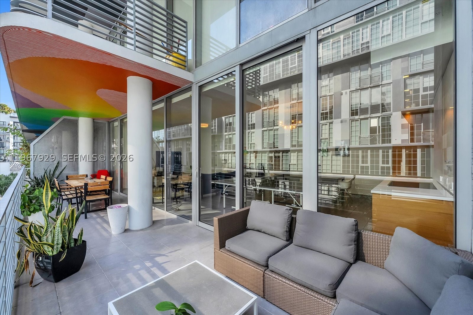 Live, work or play in the heart of Wynwood at 250 Wynwood in this spacious 2 bedroom, 2 bath residence offering 1,420SF of modern living.  Soaring 10-foot ceilings and floor-to-ceiling windows flood the living area with natural light, creating an airy, open atmosphere. Oversized balconies extend the living space outdoors perfect for working or entertaining. Unit comes with 2 parking spaces and washer dryer. Secured building entry. Set in one of Miami’s most dynamic neighborhoods, you’re just steps from world-class dining, art, galleries, and nightlife, while enjoying the comfort of a thoughtfully designed contemporary home. No Rental Restrictions!