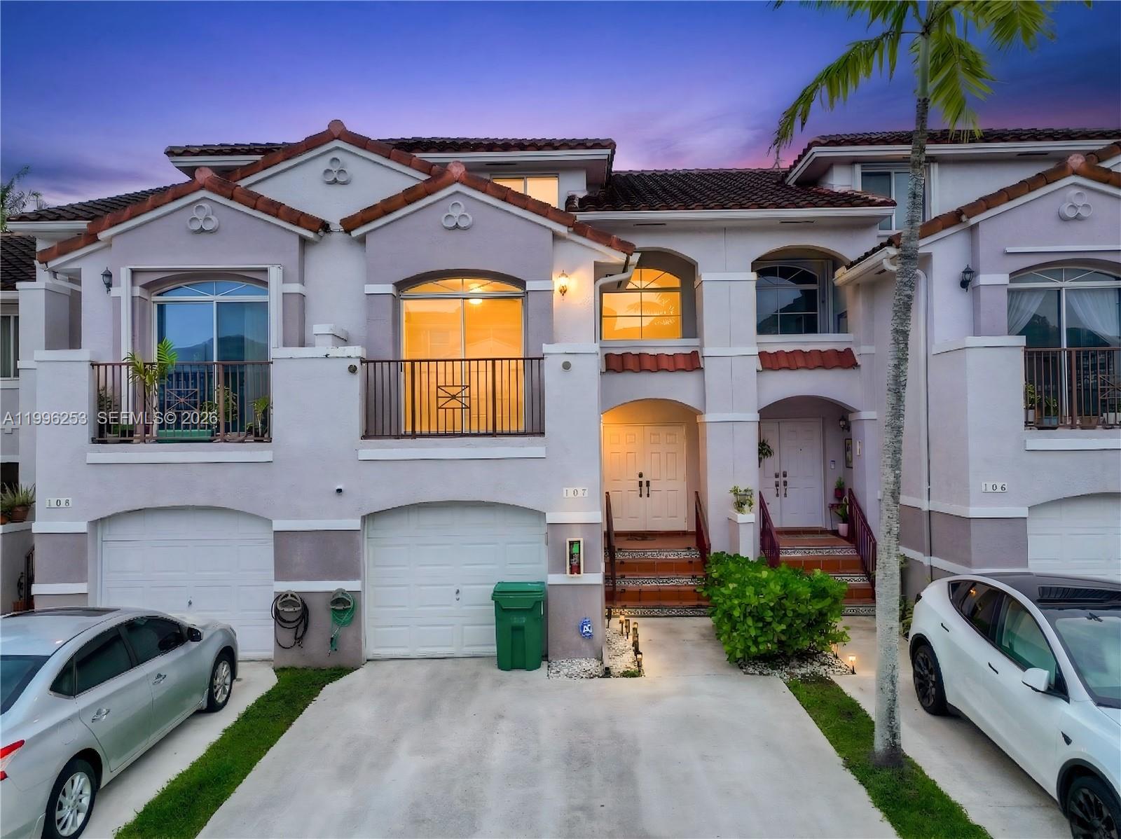 Welcome to this beautiful tri-level townhome condo featuring 3 bedrooms and 2.5 bathrooms, located in the highly sought-after Villas at The Hammocks! Low-down-payment opportunity: This unit qualifies for 3.5% FHA and 1% Conventional loan programs.This home offers spacious living, dining, and kitchen areas, perfect for comfortable everyday living and entertaining. The kitchen is equipped with stainless steel appliances and ample cabinet space for storage. Enjoy abundant natural light throughout, with large windows and glass doors leading to an open balcony. The primary bedroom is conveniently located on the lower level, featuring an en-suite bathroom and a walk-in closet. Step outside to a fully fenced yard with a private patio, ideal for relaxing or entertaining. Additional features include a one-car garage. Ideally located directly across from a shopping center and within walking distance to Publix, restaurants, banks, and schools. As part of The Hammocks HOA, residents enjoy access to family-oriented amenities including clubhouses, lakes, beaches, scenic walking paths, pools, gyms, tennis courts, and more. Enjoy the immersive 3D virtual tour. May your best start here!
