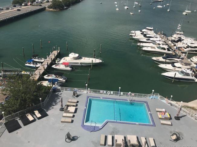 Charming studio with direct intracoastal view. Opportunity to own an Income Property in Prime Location. Minutes to Miami Beach, Downtown, Midtown, restaurants and shopping. Daily, weekly and monthly rentals allowed. Wake up to mesmerizing Stunning intracoastal view. Cash Deal Only.