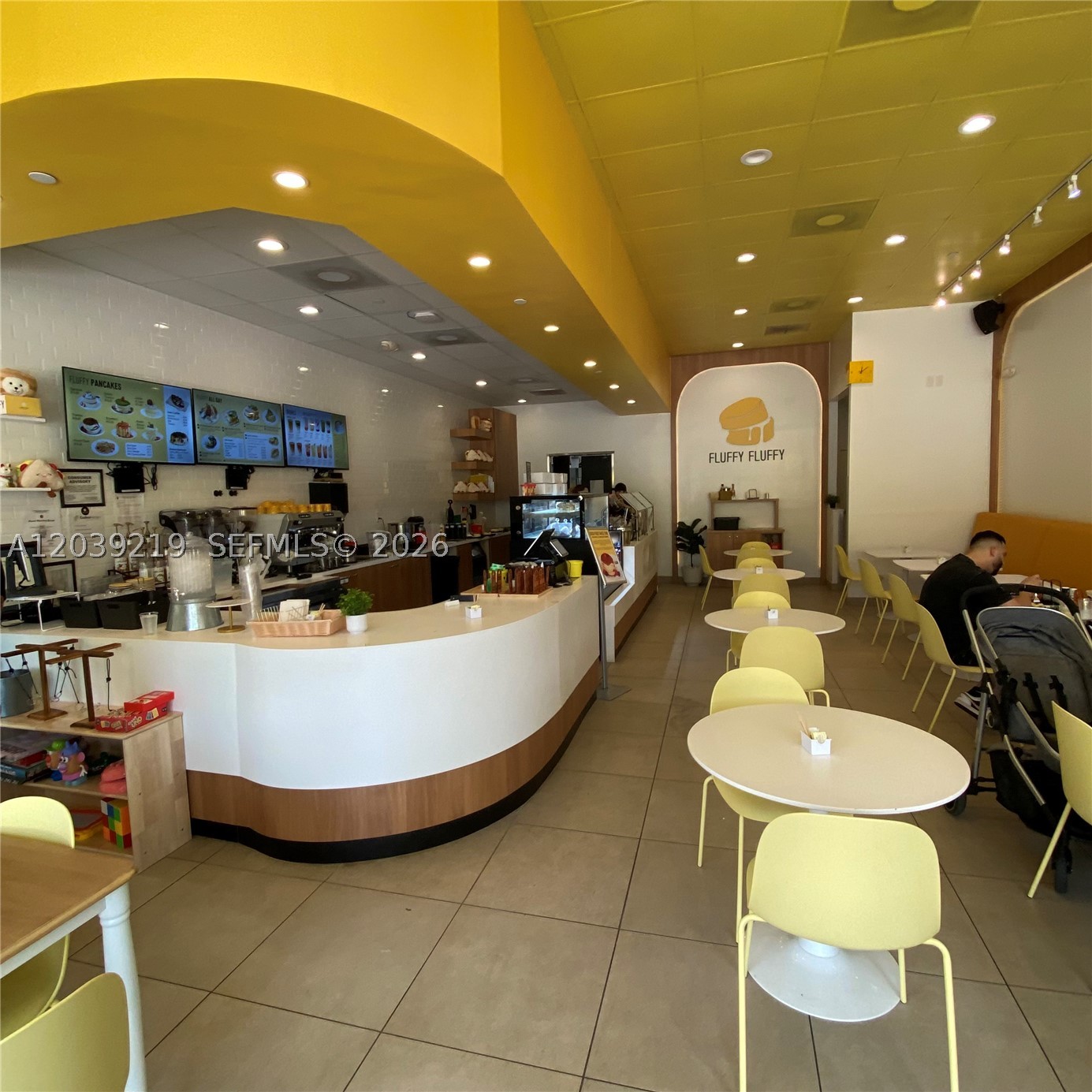 Turnkey Franchise Opportunity in Downtown Doral. Exceptional opportunity to acquire a beautifully built-out Fluffy Fluffy franchise located in the heart of Downtown Doral, one of South Florida's most vibrant and rapidly growing mixed-use destinations. Known for its world-famous Japanese soufflé pancakes, premium desserts, specialty beverages, and strong social media presence, Fluffy Fluffy has become a recognized international brand with a loyal and growing customer base.
Recently opened and is already generating gross sales exceeding $100,000 per month, demonstrating strong market acceptance and significant growth potential. The current owners have invested substantial time, capital, and effort into creating a stunning, fully operational business. A new owner will benefit from a turnkey operation with trained staff, established systems, brand recognition, and an attractive modern design that is already drawing customers. Strategically positioned within the highly desirable Downtown Doral, the business enjoys excellent visibility, strong foot traffic, ample parking, and a built-in customer base from surrounding residential communities, office buildings, restaurants, retail establishments, and entertainment venues. This is an ideal opportunity for an owner-operator, investor, or entrepreneur seeking a growing franchise concept with proven revenue and tremendous upside. Skip the challenges of a new build-out and take advantage of a successful operation from day one.