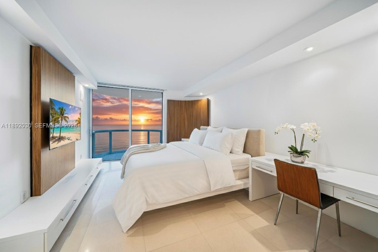 Just reduced THE BEST 01 line in the building, as it is high enough to offer completely unobstructed views and is the ONLY 01 line featuring a Juliet balcony off the primary bedroom. ALL ASSESSMENTS FULLY PAID. Rarely available 3-bedroom residence in the sought-after 01 line at Akoya, perched on the 29th floor and rising above neighboring buildings with breathtaking views of the ocean, Intracoastal, and Miami skyline. Enjoy sunrise and sunset views.

This unique line benefits from larger windows and exceptional natural light, enhanced by the Juliet balcony off the primary suite, a feature not found in any other active 01 line in the building.

The building features resort-style amenities including a newly renovated pool, lobby, and hallways, beach service, ocean-view gym, sauna, steam room, tennis and racquet courts, 24-hour concierge, business center, and two assigned parking spaces plus valet. A true Miami Beach gem.