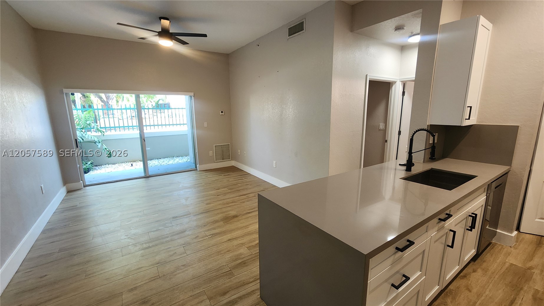 Beautifully Renovated 1-Bedroom Apartment in the Heart of South Miami. Enjoy modern living in this beautifully renovated 1-bedroom, 1-bathroom apartment featuring a private patio and high-end finishes throughout. The contemporary kitchen is equipped with top-of-the-line stainless steel appliances, including a dishwasher, while the in-unit washer and dryer add everyday convenience. Additional features include central air conditioning, elegant tile flooring, and a stylishly updated bathroom. Located in the heart of downtown South Miami, this apartment offers unbeatable convenience. It is directly across the street from the Metrorail station, providing easy access to the University of Miami, Dadeland, Downtown Miami, Miami International Airport, and Coral Gables. The unit also includes: Private garage parking space, 24-hour security, Resort-style swimming pool, Fully equipped fitness center,  Club room, BBQ area, On-site management office, Front desk for secure mail and package reception This is an excellent opportunity to enjoy a move-in-ready home in one of Miami's most desirable and walkable neighborhoods.