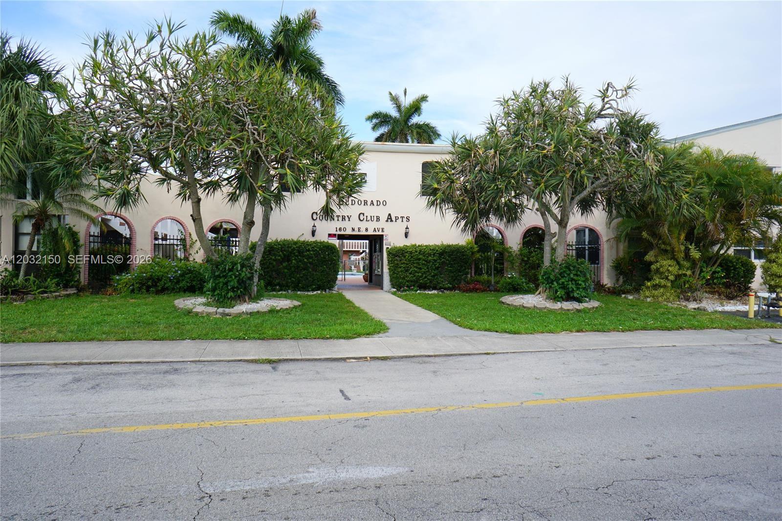 Charming 1bedroom, 1bath residence located in a desirable 55+ community in the heart of Hallandale Beach. This well-maintained unit features the rare convenience of two private entrances, providing added privacy and flexibility. Enjoy a bright and comfortable living space, ample storage, and a peaceful community atmosphere. Ideally situated close to shopping, dining, beaches, casinos, and major roadways. Community offers a quiet and friendly environment for active adults. No leasing permitted, making this an ideal opportunity for owner-occupants seeking a permanent residence in a prime location. Don't miss this opportunity to enjoy the South Florida lifestyle at an affordable price.