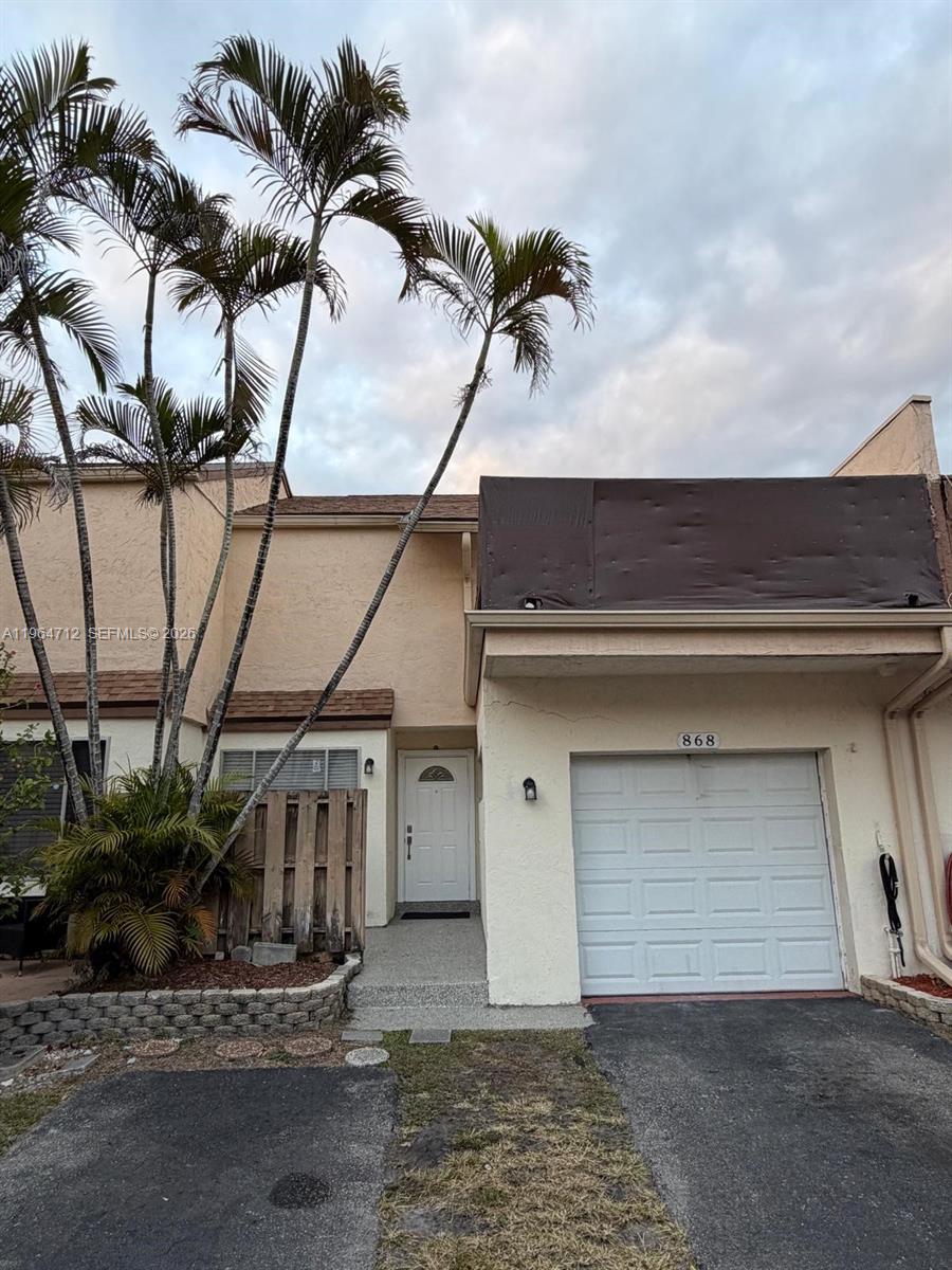 Great deal. CAN'T MISS THIS OPPORTUNITY!!! Just reduced !!!!  Beautiful Town house in the heart of Plantation, 3 bedrooms and 2.5 Bathrooms,  very spacious, very bright with large sliding doors in the living room, nice kitchen with space for a daily dinning table, washer and Dryer on first floor, garage for one car, A/C is 4 years old, very quiet neighborhood, 650 Credit score by association, Close to shopping CenterBuyer to assume special assessment of $700 month.  All information on MLS/Matrix for this listing is deemed accurate but not guaranteed and subject to errors and changes without notice. If any item mentioned in this Matrix/MLS listing is deemed inaccurate, the seller and/or listing brokerage/listing agent and any and all affiliated offices of the listing brokerage are not liable for accuracy. Buyer to assume special assessment of $700 month. To be clear, current HOA is $800 + $700 special assessment totaling $1500/mo.