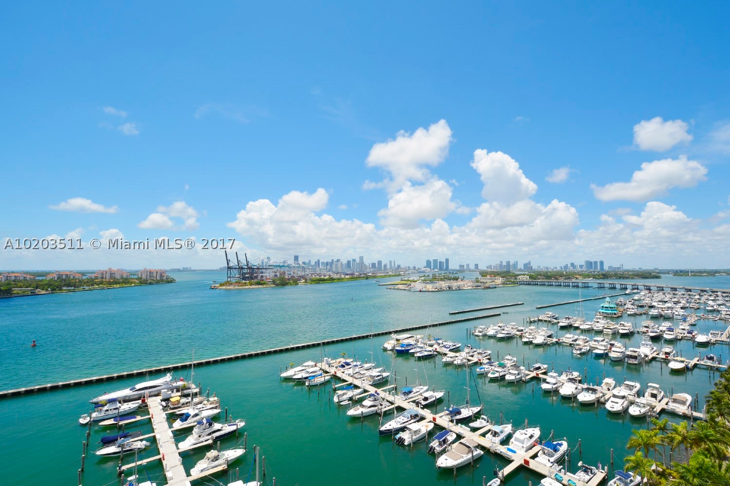 SPECTACULAR ULTRA-MODERN UNIT WITH DESIGNER UPGRADES OFFERS IMPECCABLE VIEWS FROM EVERY CORNER. IMMACUALTE OPEN LAYOUT WITH FLOOR TO CEILING GLASS WINDOWS, PRIVATE ELEVATOR ENTRY, EXTRA DEEP TERRACES TO ENHANCE OUTDOOR LIVING AND VIEWS OF THE BAY, FISHER ISLAND, MIAMI SKYLINE, MIAMI BEACH MARINA, CITY AND BEACH, ALL COMPLEMENTED BY ONE OF SOUTH BEACH'S BEST KNOWN AND MOST LUXURIOUS CONDO RESIDENCES "THE MURANO AT PORTOFINO".