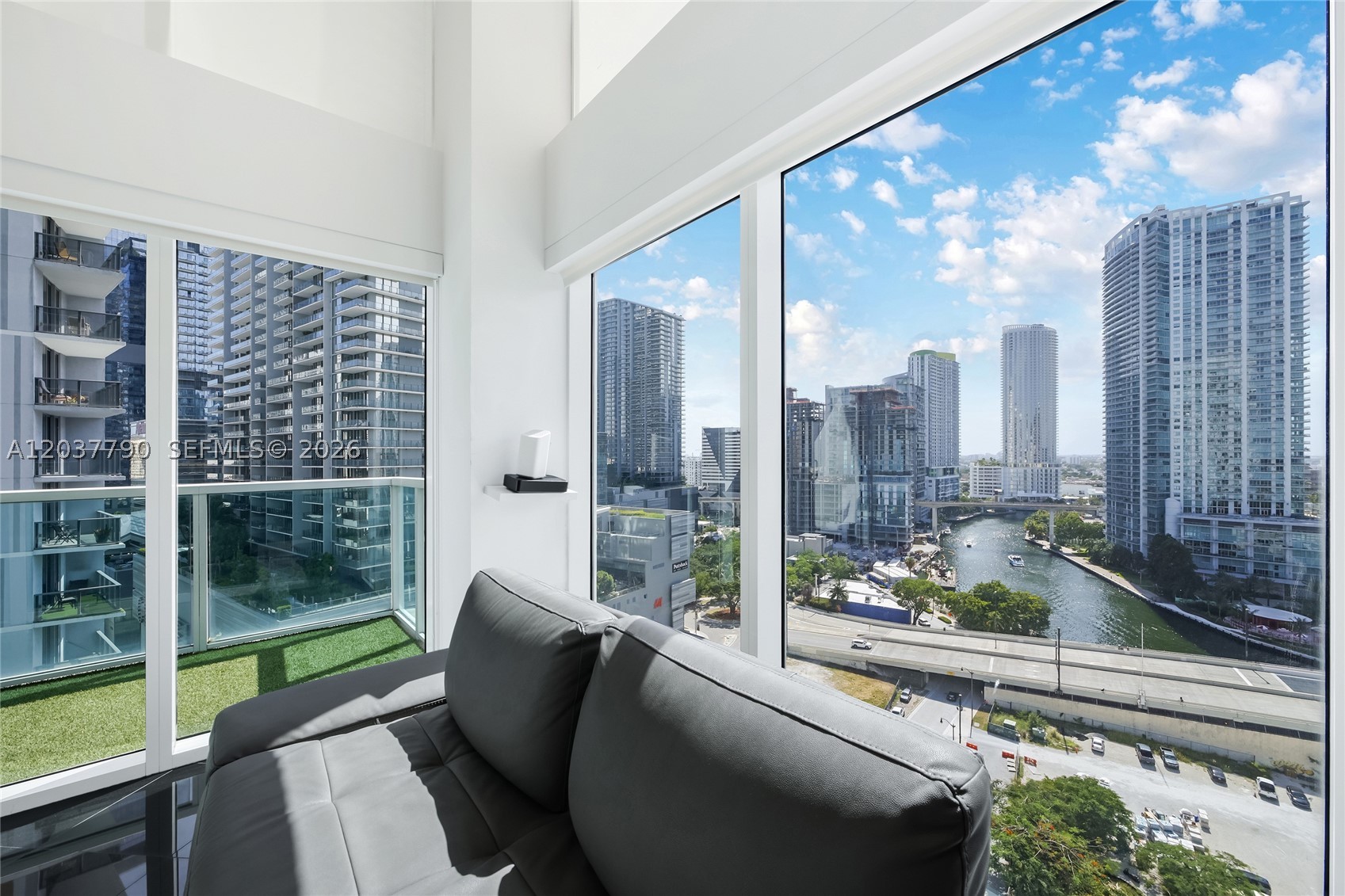 Experience luxury living in this exquisite corner residence. Featuring floor-to-ceiling windows that flood the space with natural light, this 2-bedroom, 2-bathroom home offers serene views and unparalleled convenience. Easy to show call listing agent! Available October 1st