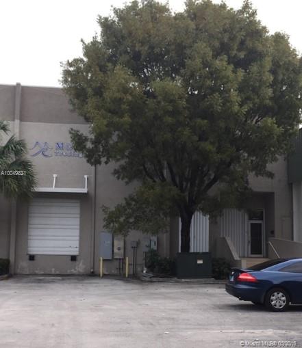 FOR LEASE! $10.50/SF/YR. Renovated 5,100 SF warehouse includes a 1,350 SF updated office, reception and waiting areas, three private offices, conference room, two restrooms and open (bullpen) area. Newly painted and updated with crown molding, recessed lighting, laminate floors and new carpeting. The unit offers eight (8) reserved parking spaces and guest parking. Ceiling height is 23 feet. One dock-high loading position. Three-phase electrical.  Alarm system with cameras. Racking and furniture included.