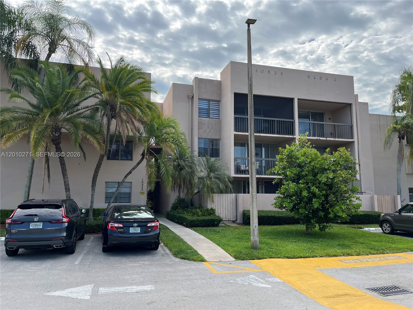 Reduced $10K.  Tastefully upgraded 1-bedroom apartment in a desirable, well-maintained complex minutes from Miami Dade College, shopping, restaurants, places of worship, and major expressways. Move-in ready — no expense spared: new bathroom, new interior doors, fresh paint, new appliances, and contemporary finishes throughout. Bright, open layout with ample closet space and a private balcony. Community amenities include security patrol with gate closing at 11:00 PM until 6:00 AM and entrance through security gate., parking, landscaped grounds, pool, clubhouse, and more. Perfect for first-time buyers, a couple starting out, down sizers, professionals, or investors — schedule a showing today.