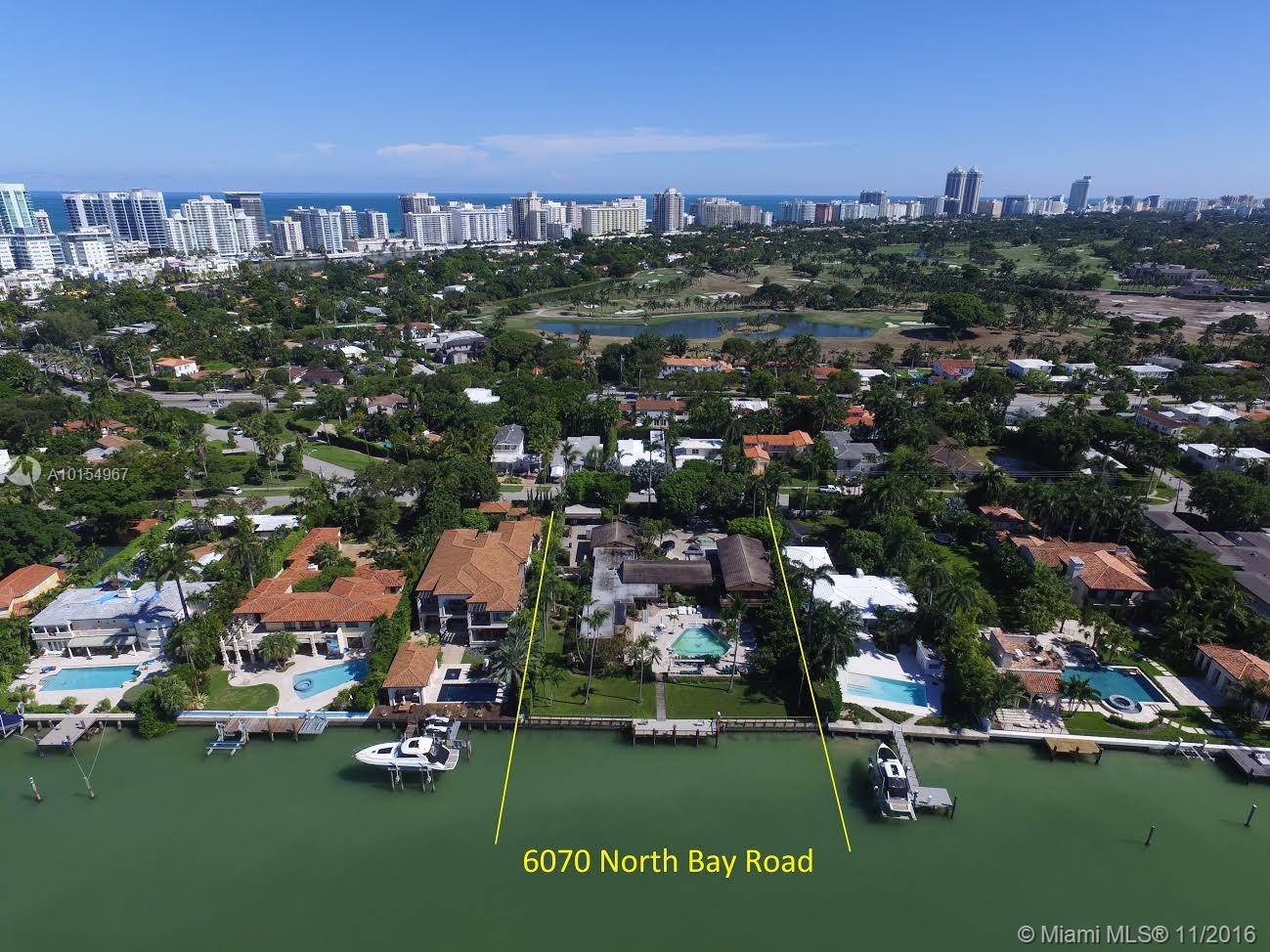 First time on the market in 50 years, built in 1967 by the current Owner, this private Bay front estate is perfect for that special buyer seeking an exceptional Location. Wide bayfront with stunning open biscayne bay views. Amazing once in a life time opportunity to own a 39,000 sq. ft. lot with 155 feet of water frontage located on Miami Beach's prestigious Upper North Bay Road.  Deep water dockage and pool.