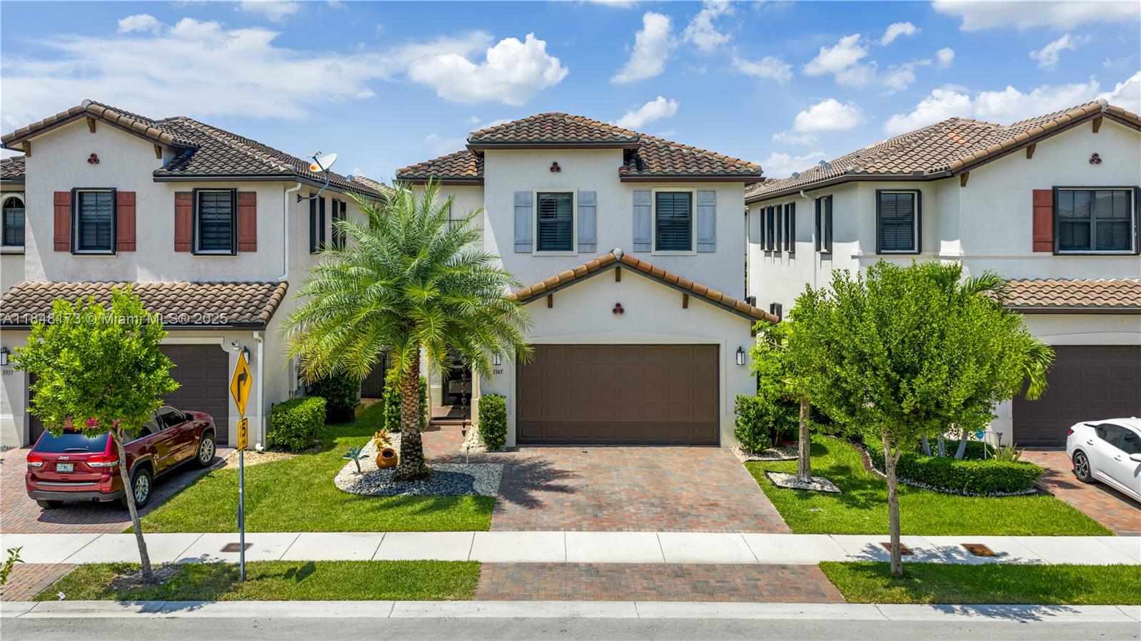Beautiful two story, three bedroom and two and a half bath home in the highly sought after community of Bonterra . This amazing home is in impeccable condition with upgrades including; impact windows and a fenced in backyard with pavers ideal for family gatherings and entertaining . Additionally, this home features very spacious rooms , master bath with separate shower and tub, stainless appliances, large two car garage and wood flooring upstairs. Bonterra is an amazing community with many amenities ; playgrounds, soccer field, tennis, clubhouse, pool, and many events for residents. Located within minutes of Turnpike, many fine dining establishments, top rated schools, and Miami Airport. Seller contribution towards closing costs or interest rate buydown.