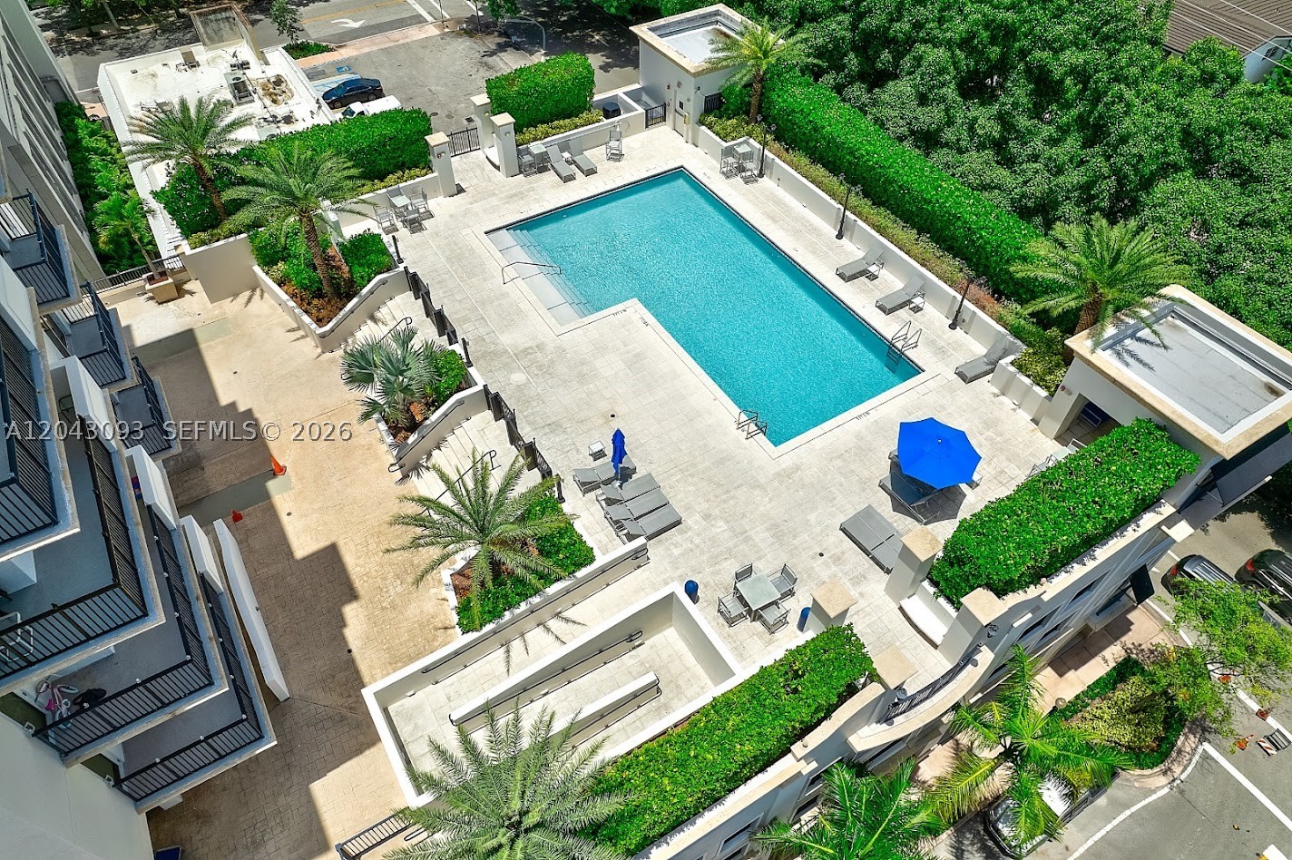 LOCATION, LOCATION, LOCATION!!! Upscale boutique 2/2 apartment unit in the desirable and demanded ONE VILLAGE PLACE located in the heart of Coral Gables within steps away from the stylish Merrik Park Shopping Center. The unit has elegant marble floors, renovated kitchen and bathrooms plus a great balcony view to the surrounding areas (including Miami Skyline).  Primely situated just 1.5 miles from the University of Miami main campus, 4.5 miles from Brickel and Downtown Miami, 1.5 miles from Coconut Grove making this Unit a great place to live and/or a property investment opportunity. Unit includes 1 garage parking space. Common areas include Swimming Pool, renovated Gym, Conference room and much more. The location of this building is amongst the most luxurious buildings of Coral Gables guaranteeing a progressive and remarkable surplus in value through the years. An efficient HOA rules the Condo, constantly preserving and improving common areas. Unit comes optionally furnished.