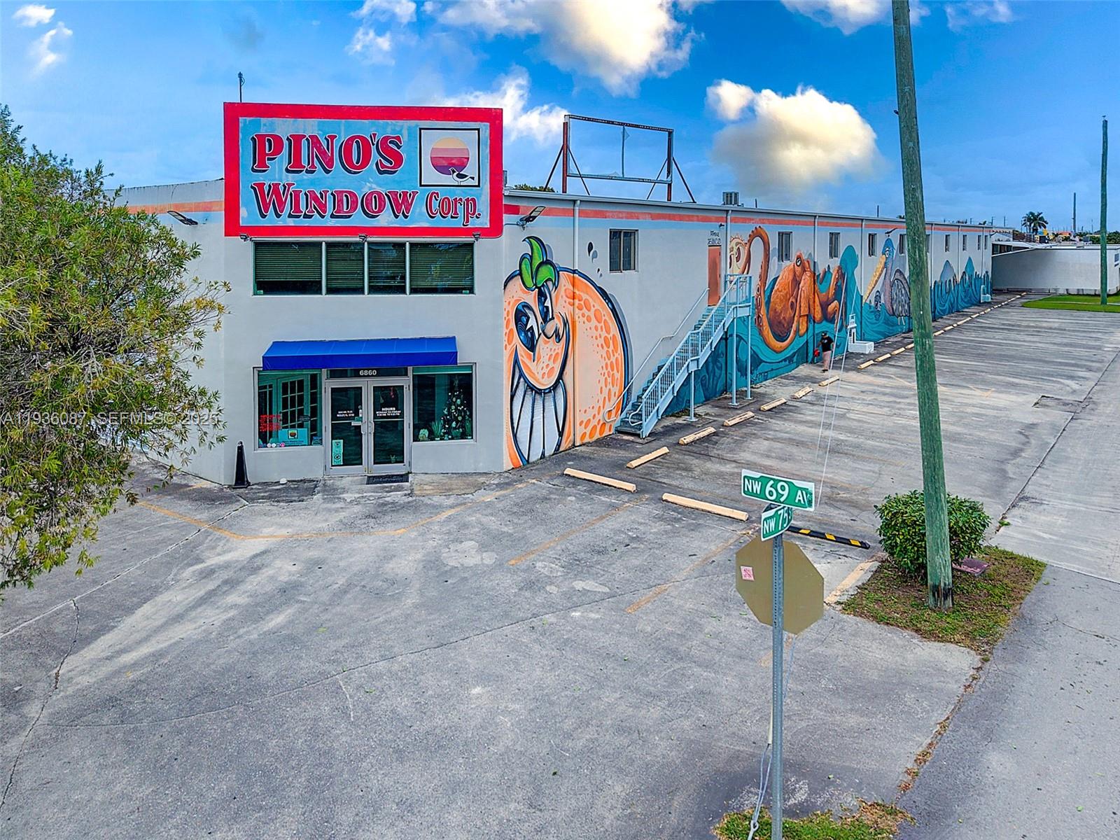 For the first time in the market since its construction in 1985. For over 40 years this 29,243 square feet industrial building has been the headquarters of Pino’s Family “American Dream”: Pino’s Window Corp. 

Two Brothers envisioned Medley as a strategic location to serve the Florida’s window market, with a great demand from neighboring cities as Hialeah and Doral, with its proximity to Miami International Airport, and corridors as 826 Expressway and 836 Expressway gave them the ability to expand and serve in all directions. Vision, Grid, Work Ethic and “Location” made their enterprise a staple example of the Cuban -American input to business development in Florida. 

The Baton must be handed, today is the opportunity for a new business titan to take over this bastion and make it the home of his “Legacy.”  With either the vision of making this property your own manufacturing facility, or the vision of acquiring this prime Real Estate to add to your investment portfolio and enjoy income from one or multiple tenants.