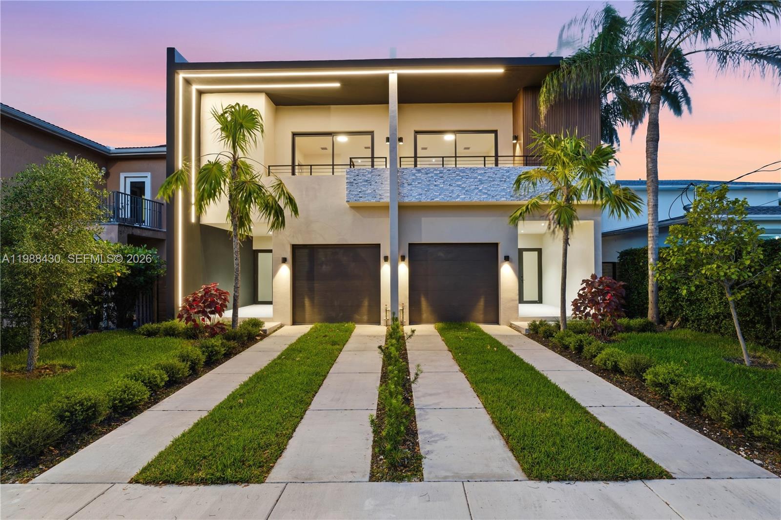 Rare new construction townhome with private plunge pool and European finishes. Designed for modern family living, this 4-bedroom, 5.5-bath residence offers a bright open-concept layout ideal for entertaining. The first floor features premium European porcelain tile flooring and a custom kitchen with white oak cabinetry, plywood construction, and Samsung stainless steel appliances. Upstairs, all bedrooms include ensuite baths and engineered wood flooring. Interior details include 8-foot solid core doors and sleek aluminum railings. One-car garage. Adjacent unit also available.
