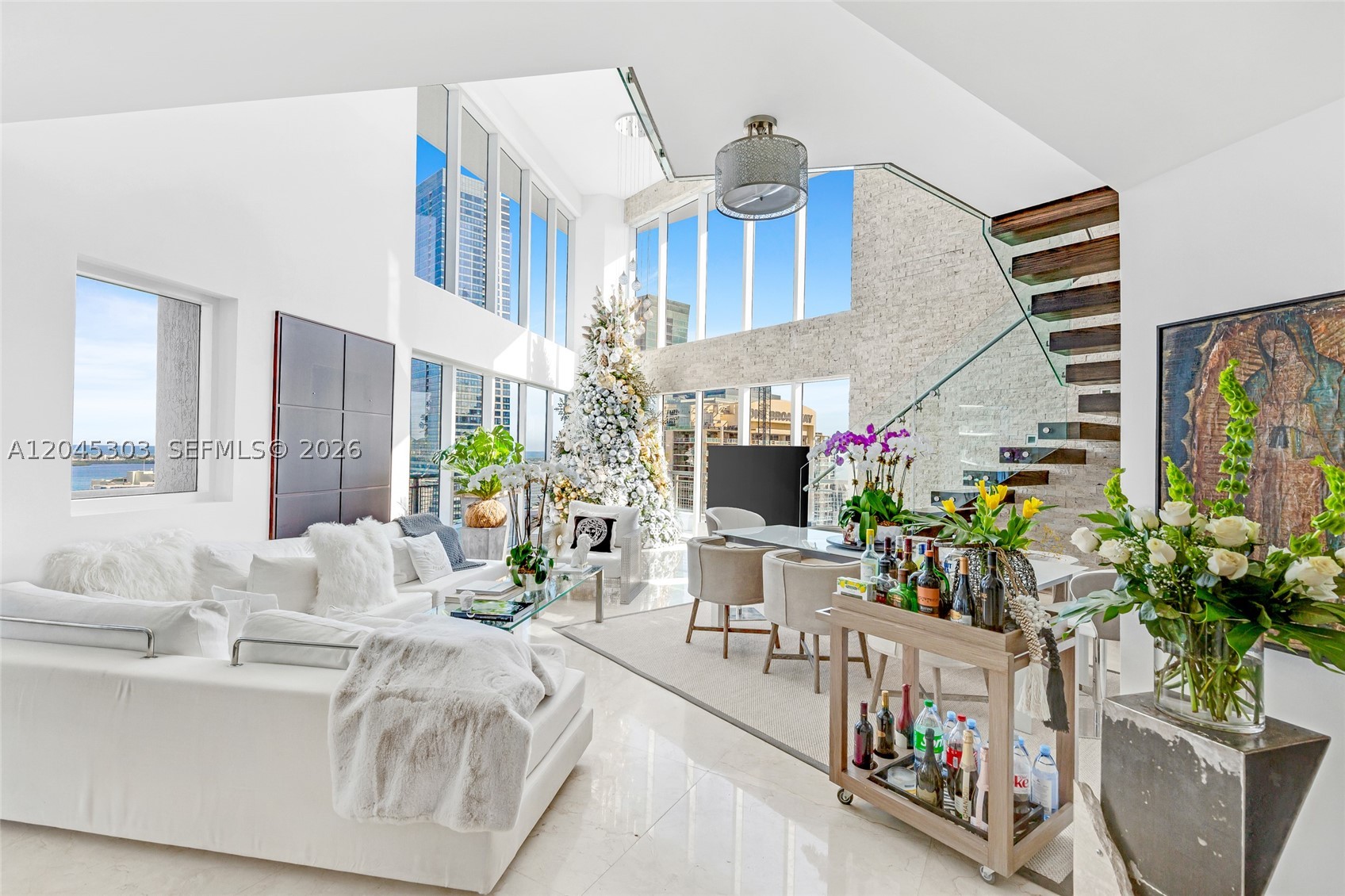 Live in the heart of Brickell at Infinity, a 52-story luxury tower. This 3BR/3.5BA 2,400+ SqFt residence offers floor-to-ceiling glass, city and bay views, open layout, private balcony, in-unit W/D, Italian cabinetry, and stainless appliances. Enjoy an infinity-edge pool, fitness center, spa/sauna, club room, business center, 24-hr concierge and valet. Steps to Mary Brickell Village, Brickell City Centre, Publix, and Metromover. Pet-friendly. Walkable, central, move-in ready.