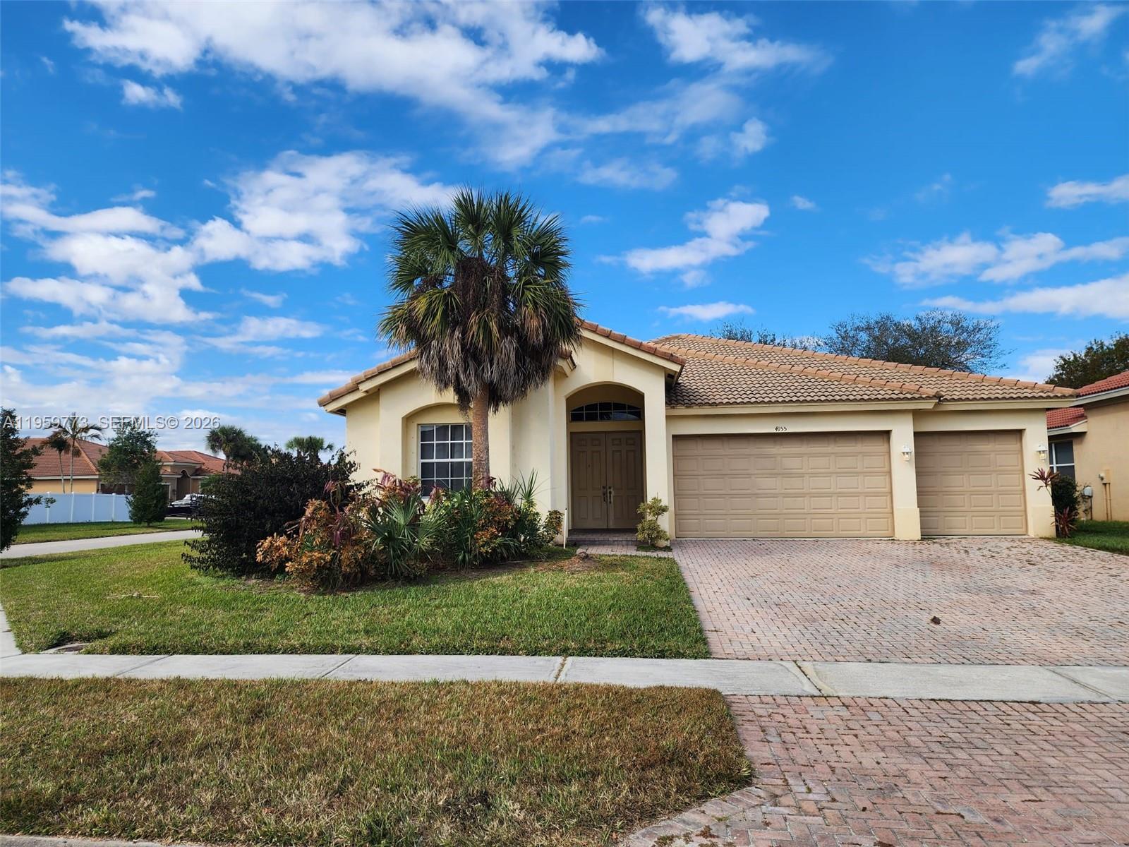 Welcome to 4155 Worlington Terrace — a spacious, well-built single-family home in Fort Pierce’s desirable Bent Creek area. This 4-bed, 3-bath residence offers approximately 2,759 sq. ft. of living space on a generous quarter-acre lot. Built in 2007, the home features an attached garage and solid concrete-block stucco construction, providing both durability and curb appeal. With its size, location, and neighborhood context, this property presents a compelling offering for owner-occupants and investors alike. Priced competitively.  The home is well-positioned for a successful sale in today’s Fort Pierce market.
