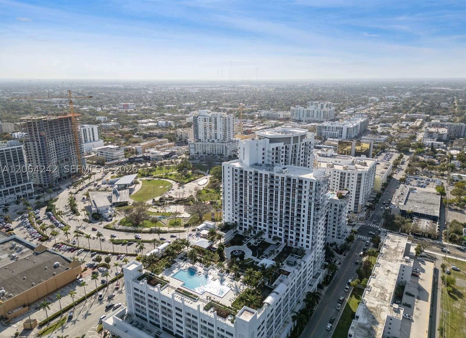 Beautiful apartment with 1 bed, 1 bath & Extra Storage, in the heart of Hollywood, in front of the vibrant Young Art Circle. Tile floor throughout, designer white kitchen with soft-closet technology, quartz countertop & stainless steel tile backplash & appliances. Washer & Dryer inside the unit and one asigned covered parking space. All amenities are being replaced by Steven G. 24/7 Concergie services & packing-receiving, valet parking. Elevated Resort Pool with panoramic views of Hollywood Beach, expansive fitness center with free weights. CIRC RESIDENCES is 3 minutes away from Downtown Hollywood and a mile away from Hollywood Beach and its Boardwalk. Steps from shopping centers & restaurants and less than 15 minutes from the Fort Lauderdale Airport.