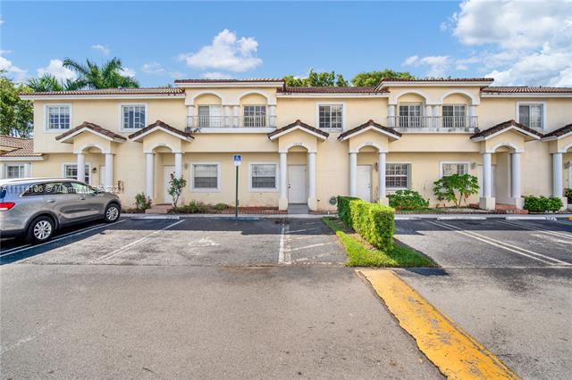 Don't miss out! Great opportunity to live beautiful two-story townhouse. Its features 3 Bed/2.5 bath, totally remodeled, tiles throughout the first floor and vinyl wood looking planks on the second floor and the staircase. All bedrooms are located on the second floor, just half bath on the first floor. One parking space is assigned per unit plus guest parking. Gated Community with security guards 24/7, swimming pool, close to Turnpike, Shopping centers, supermarkets, Zoo Miami, and much more
