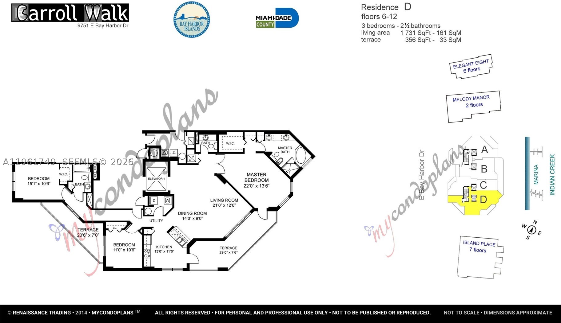 CARROLL WALK CONDO - Residential