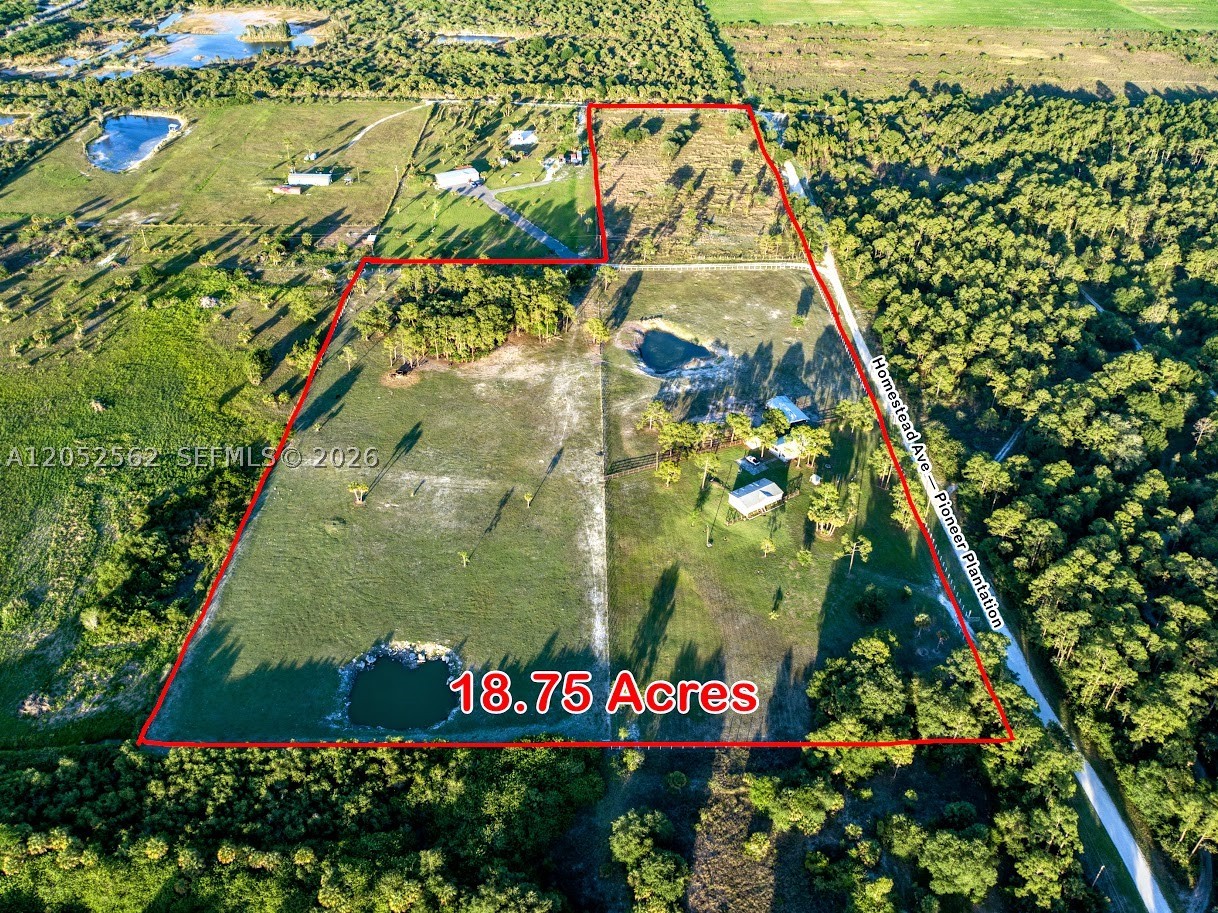 Retreat to your own private ranch—just 1.5 hours from Miami and less than an hour from Fort Myers. Set on approximately 18.75 acres, this fully fenced and cross-fenced property offers privacy, open space, and endless possibilities. The property features a furnished 2012 two-bedroom, two-bath manufactured home, two scenic ponds, a pole barn, a storage shed, and a spacious screened shed with electricity. Zoned Rural Residential, it’s perfect for horses, livestock, or expanding with additional homes on each 2.5-acre parcel—an ideal setup for a family compound or multi-home getaway. And as a charming extra—the resident cows and donkeys can stay, if you’d like!