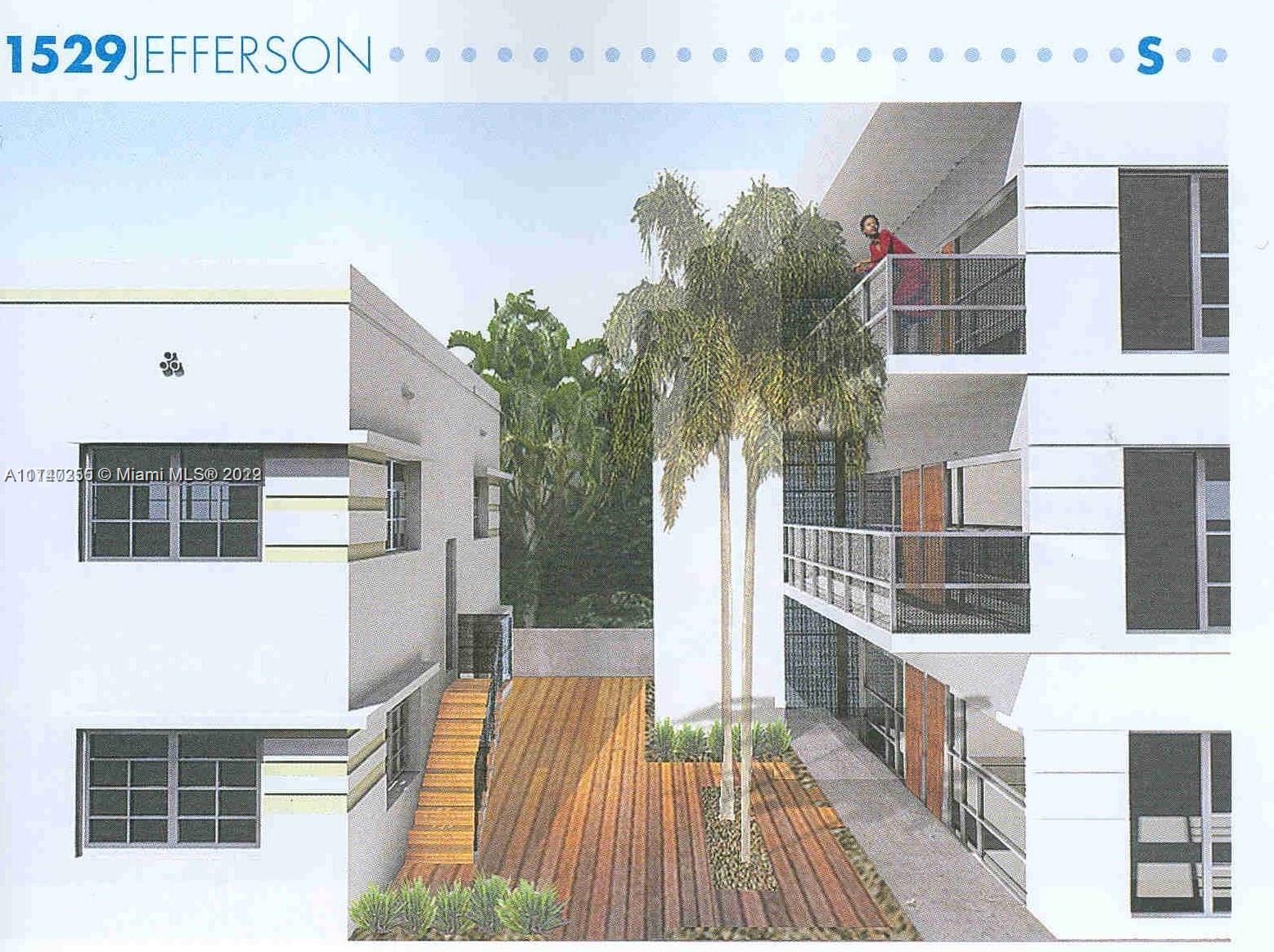 This is building in a perfect investor's opportunity. Located on the top location of south beach and across the most famous pedestrian street of LINCOLN Rd. Currently existing, 1 building with 4 non-livable units that have been gutted out for future renovations. Large piece of land in the back of the building where 6 more units can be built.
Permits and plans took 2 years to be done and approved, they are currently on expired status.