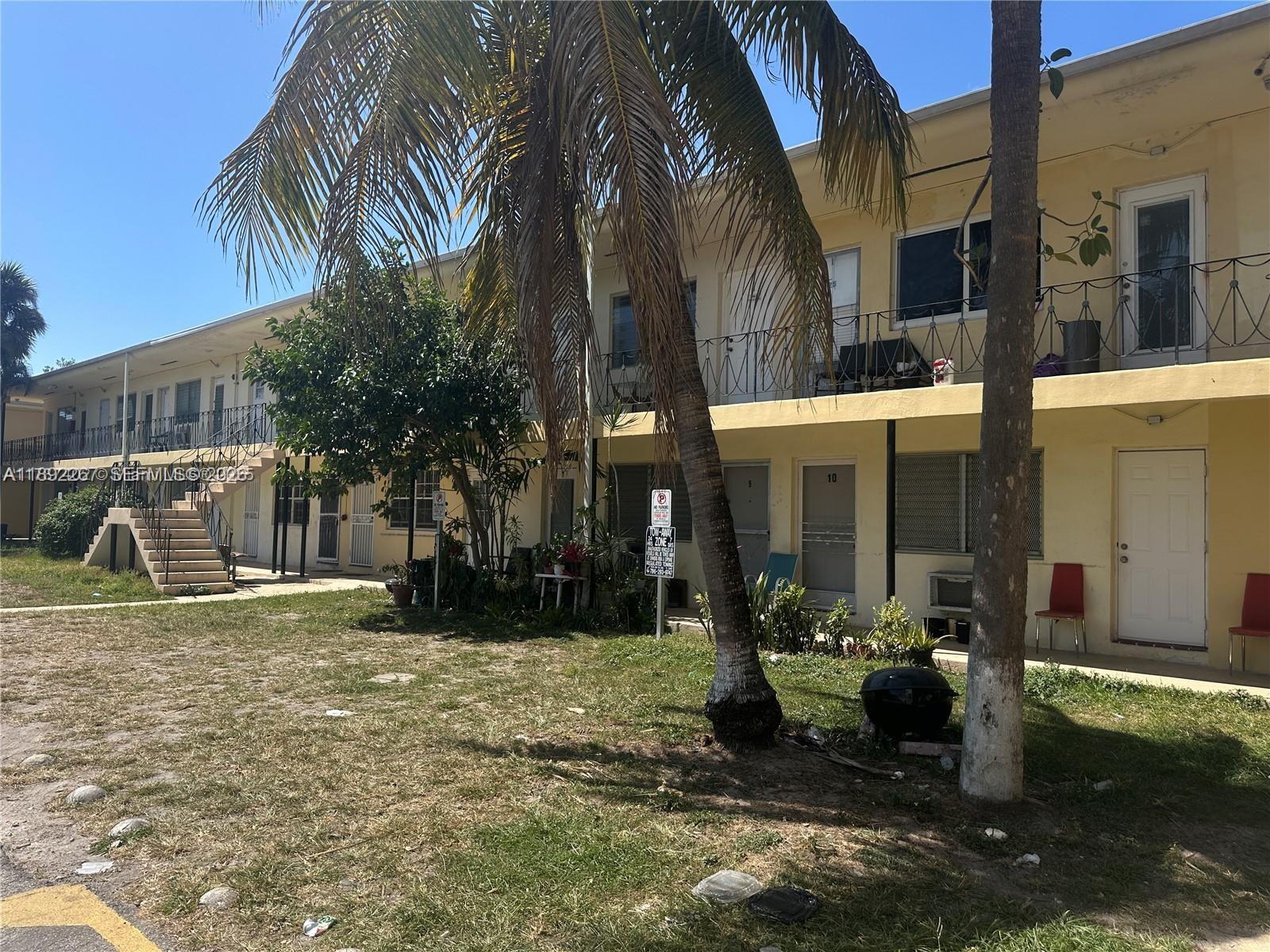 Investor Deal in Little River! GREAT ROI: 8%!!! Rented $1500. New roof. NO SPECIAL ASSESTMENT. APPLE TV filmed building in its exciting series, Now &Then. Next to Wynwood, Design District, and I95. New Commuter train stop has been approved nearby and is being built to go to downtown Miami. Co-op. 1BR, Modern art-deco design. Quiet gated complex - 28 units. 3 more Units available to purchase, all rented.  Low HOA. New roof. 1 assigned parking space. Occupancy is 100%. Showing by appt only. Neighborhood To Watch: Little River, Miami. Unit is rented $1500 a month till May 31, 2025. Building is in the process of passing the 40 year recertification. Co-op.