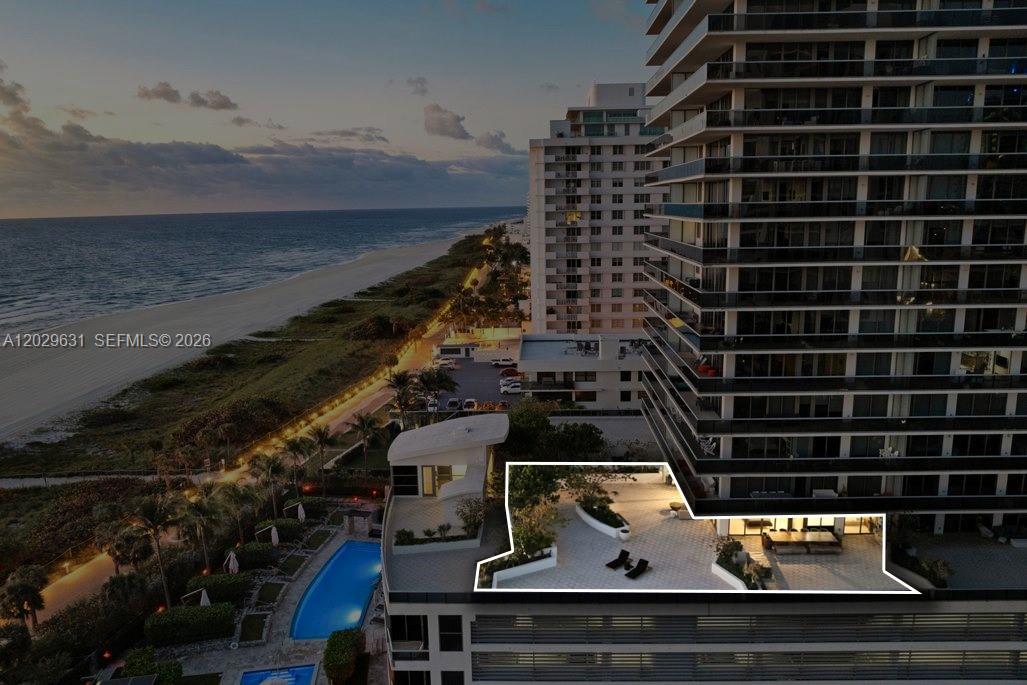 An elevated oceanfront condominium residence at MEi Miami Beach, where sweeping Atlantic views, expansive terraces, and contemporary interiors define an exceptional coastal lifestyle. Positioned as a northeast corner residence, Unit 501 offers over 1,300 SF of interiors paired with an extraordinary 4,200+ SF wraparound terrace designed for effortless indoor-outdoor living and entertaining. Offered fully furnished, the residence features 2 bedrooms, 2.5 baths, floor-to-ceiling impact glass, open living and dining spaces, and a spacious primary suite with a spa-inspired bath and dual vanities. Natural light fills the interiors while panoramic ocean views extend throughout the residence and outdoor spaces.

Enhancing the experience is the intimate setting of MEi, a boutique oceanfront condominium of just 134 residences designed for elevated privacy and service. Residents enjoy a refined collection of resort-style amenities including valet and beach service, a state-of-the-art fitness center, oceanfront pool deck, spa facilities with an infrared sauna and cold-plunge pool, and serene lounge spaces curated for relaxation and wellness. Perfectly positioned along the sands of Miami Beach moments from Bal Harbour Shops, renowned dining, and South Beach, this is a rare opportunity to experience elevated coastal living with exceptional privacy and scale.