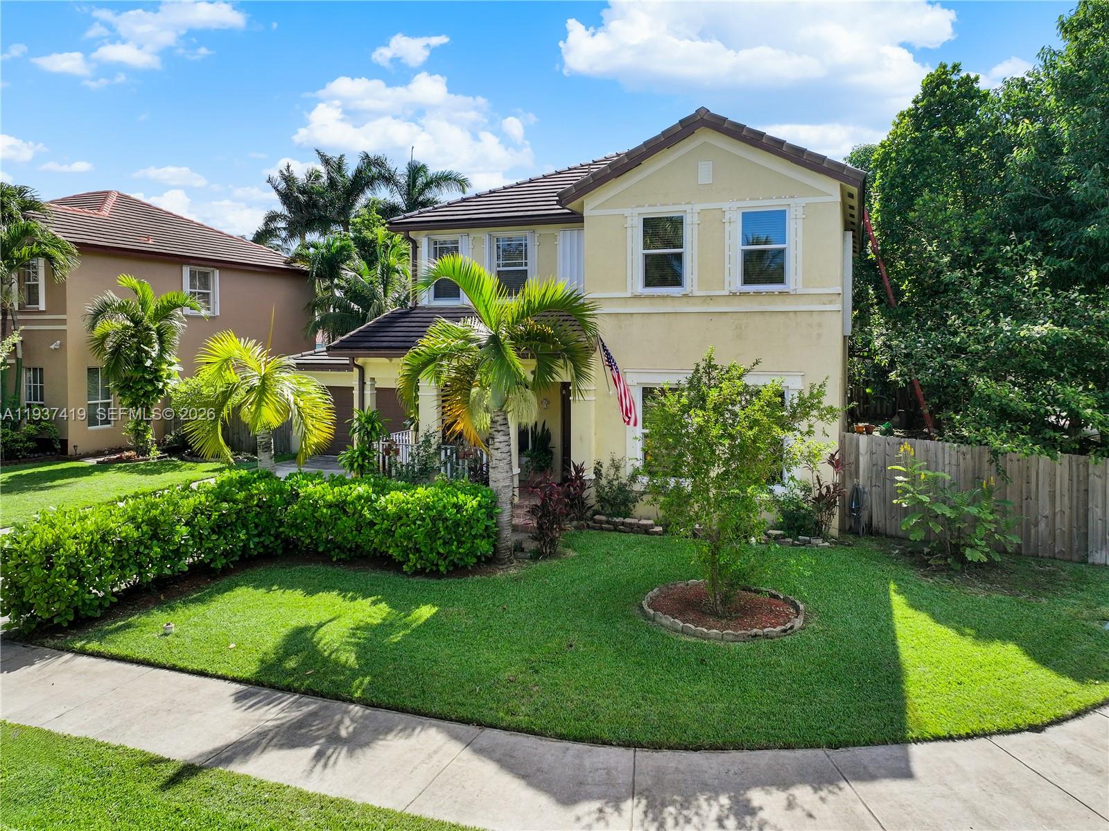 Welcome to this charming two-story home located on a desirable corner lot with NO HOA! Featuring 4 spacious
bedrooms and 2.5 bathrooms, this property offers comfort, space, and convenience. The home boasts a 2021 A/C
system, a dedicated laundry room, and a huge backyard with lush fruit trees—perfect for outdoor entertaining or
relaxing in your own private oasis. Enjoy easy access to the Florida Turnpike and US-1, making commuting a
breeze. With a prime location and a generous lot, this home is ideal for families, investors, or anyone looking for
space without the hassle of HOA restrictions