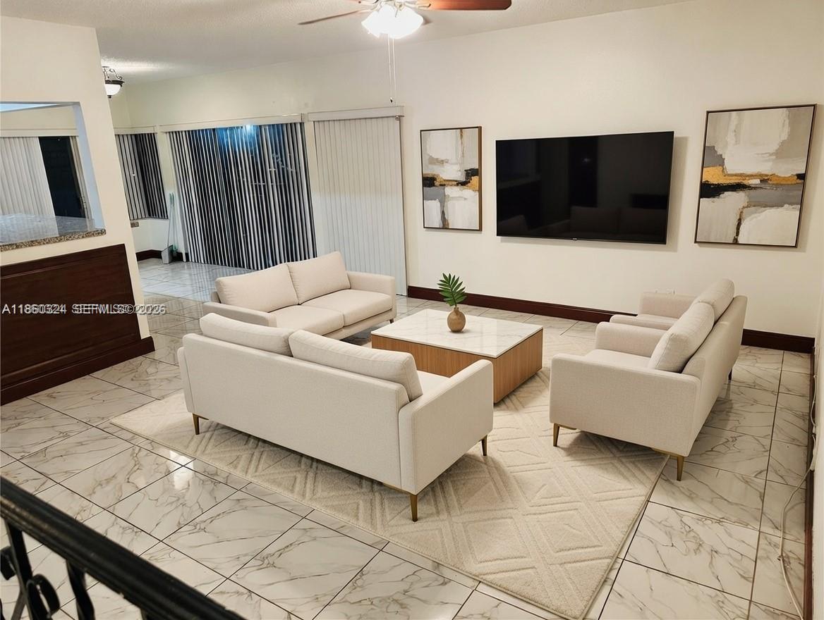 GREAT PRICE REDUCTION!! Beautiful and Spacious 1200 sqft Condo Apartment– excellent location in the heart of Davie. Fully upgraded with stainless steel appliances ,this huge, corner unit 2 bedroom/ 2 bathroom is Move-in ready!nice place to call home.Large bedrooms,Walk in closets/Full size pantry, enclosed huge patio/balcony with garden views .Washer and Dryer in the unit, all in the community of emerald isles,in the heart of Davie.TENANT LEAVING MAY 2026 !