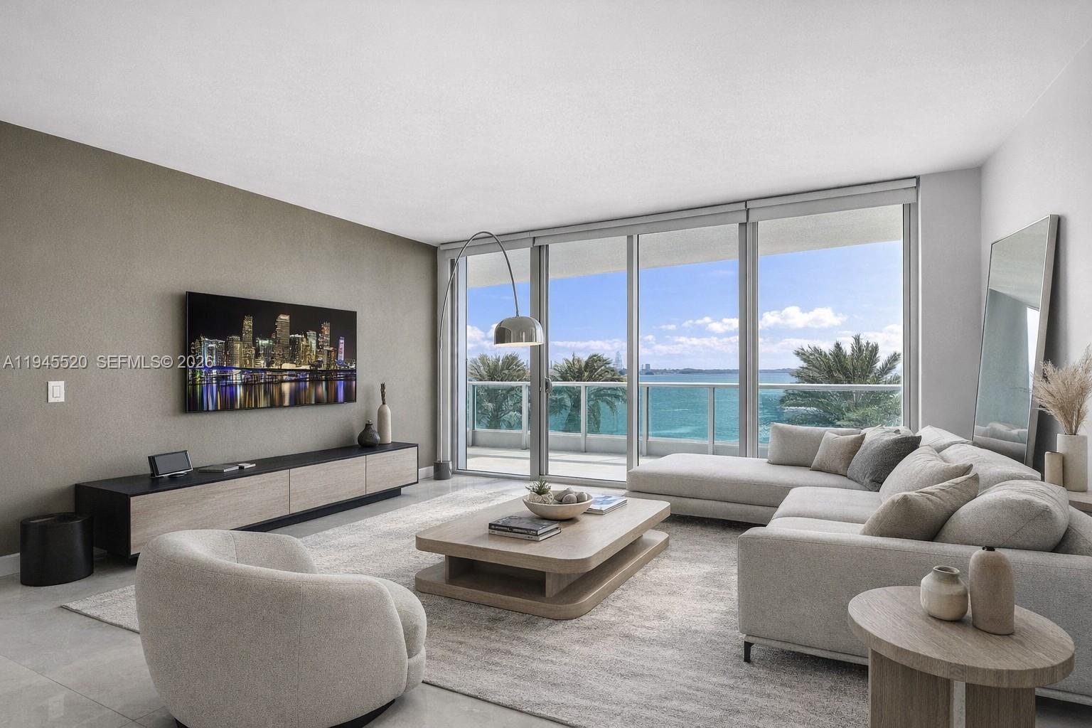 Wake up to breathtaking views of Biscayne Bay and the Miami skyline in this sophisticated waterfront retreat located in the vibrant heart of Brickell. This rare 1-bedroom layout stands out by offering two full bathrooms, providing the flexibility to host guests or create a productive home office without sacrificing privacy. The interior is defined by floor-to-ceiling glass that pulls natural light into every corner of the open-concept living space, while the sleek kitchen serves as a natural hub for evening entertaining. Step out onto your private balcony to watch the sunset over the water before walking just blocks to the upscale dining and shopping at Brickell City Centre. Offering a true resort-style lifestyle with premium building amenities, this residence is more than just an apartment—it’s a front-row seat to the best of Miami.