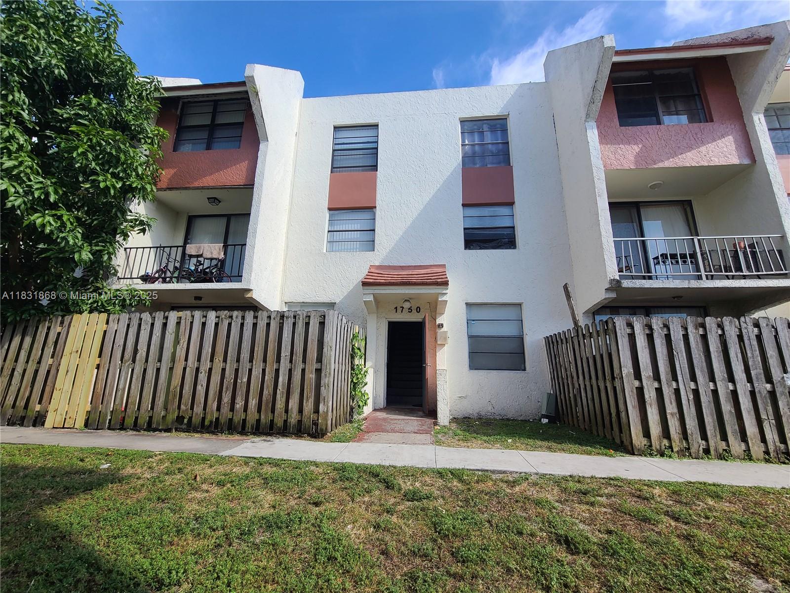 INVESTOR OPPORTUNITY, NO RENTAL RESTRICTION CAN BE RENTED SINCE DAY 1, CENTRALLY LOCATED CONDO 2 BEDROOMS, 2 FULL BATHROOMS, PLUS WASHER & DRYER, SMALL FENCED YARD, ON THE FIRST FLOOR, CLOSE TO SUNRISE BLVD AND OAKLAND PARK BLVD, 441 AND TURNPIKE, 2/2 IN TREE GARDEN CONDO LAUDERHILL. CENTRAL AC, NO AGE RESTRICTIONS. WATER AND GARBAGE INCLUDED. ONE PARKING PLUS GUESS PARKING, WORKING TRUCKS AND VANS ALLOW, FAST APPROVAL, PETS ALLOW, LESS THAN 20 POUNDS UNIT IS RENTED FOR $1800 until April 30, 2027 NO SPECIAL ASSESSMENT. TENANT OCCUPIED SHOWING BY APPOINTMENT.