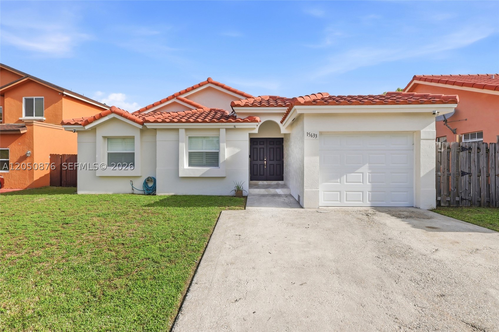 RARE OPEN-CONCEPT GEM — NO HOA! This upgraded 3/2 + 1-car garage home is a must-see. Stunning kitchen remodel (2022) featuring a 7ft Calacatta Gold quartz island, 48 wood cabinets for exceptional storage & chandelier is perfect for both everyday living and entertaining. Recent upgrades bring lasting peace of mind, including hurricane impact windows and French doors (2022), a barrel tile roof with secondary water barrier (2019), and Titan tankless water heater (2024). Zoned for West Kendall's top-rated schools, this location is ideal for families prioritizing education, and just minutes from the growing Kendall Town Center district with more new dining and retail on the way. Don't miss this opportunity — schedule your private showing today!
