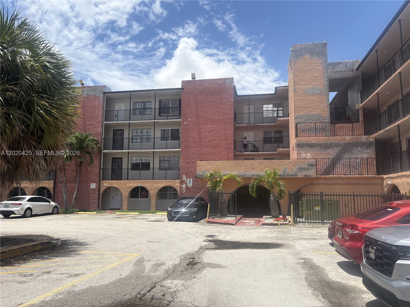 Reduced Price !!!. Great location 2 Bed/1 Bath apartment in the Heart of Hialeah in Westland Manor East, located on the fourth floor with a clear view facing the building's entrance, centrally near the major highways, shopping, dinning, schools, hospitals, parks and public transit. The A/C replaced 4 years ago, new water heater installed less than a year ago, Washer/Dryer in the unit. This building includes elevator access, one assigned parking space plus visitor available. The Special Assessment fully paid off. The unit is tenant occupied without lease agreement, rented month a month basis. Excellent for investors and for first-home buyers. Don't miss this opportunity. For showing use showing time on SUPRA lockbox.