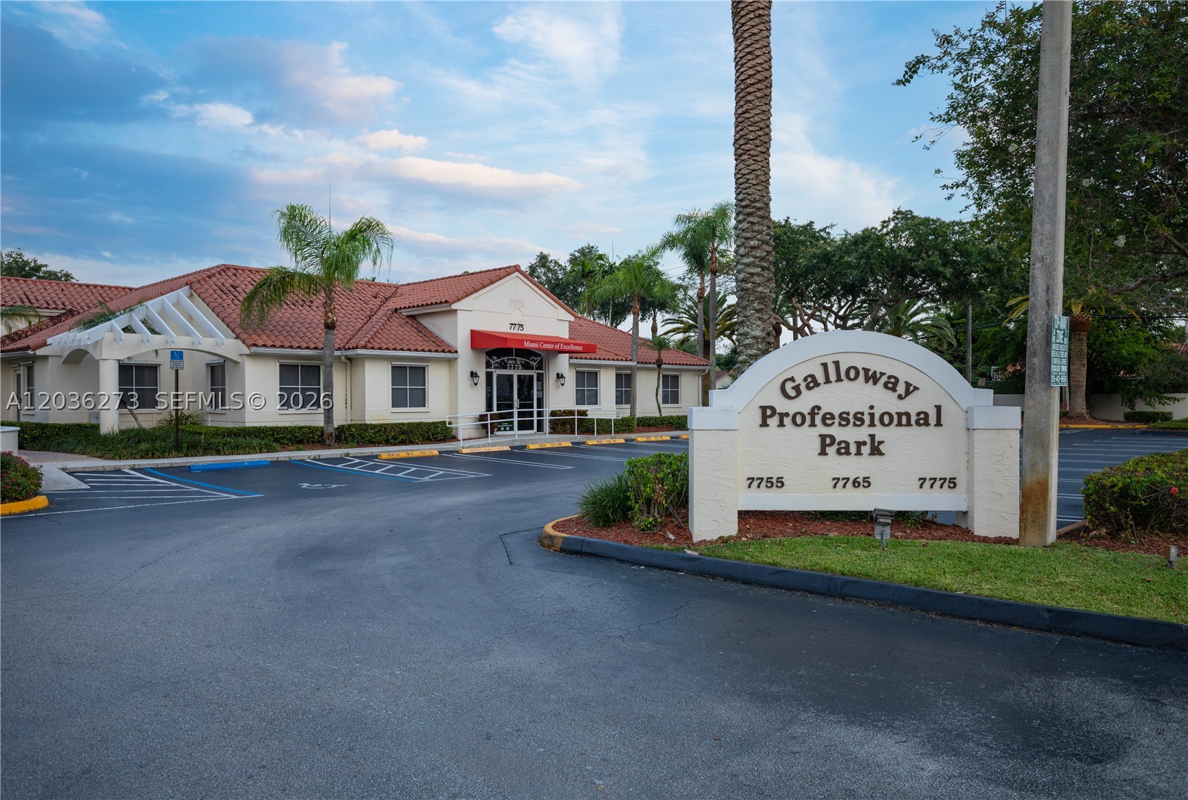 A rare opportunity to acquire a pristine, fully operational medical office condominium in the heart of Miami's premier healthcare corridor. This turnkey 2nd-floor corner unit at Galloway Professional Park is move-in ready for a medical practice seeking an established, professionally outfitted space — or an investor looking to capitalize on the strong and sustained demand for medical office in one of Miami's most supply-constrained submarkets. Strategically positioned within 12 blocks of Baptist Hospital and minutes from South Miami Hospital, the property sits at the center of a dense network of healthcare providers, specialists, and patients — offering immediate access to established referral pipelines and a built-in patient base. The unit has been thoughtfully designed and meticulously maintained to support a full-service medical practice. The layout includes 7 exam rooms, a fully equipped operating room, a private physician's office with balcony, a large patient waiting room, 2 scheduling rooms, dedicated reception and administrative areas, and a doctor's lounge — all accessible via both public and private entrances for seamless patient flow and staff operations. The property comes with 9 assigned parking spaces plus 1 assigned covered parking space, with additional overflow unassigned parking available — a significant and often overlooked asset for any medical practice, where patient accessibility and convenience directly impact retention and satisfaction.