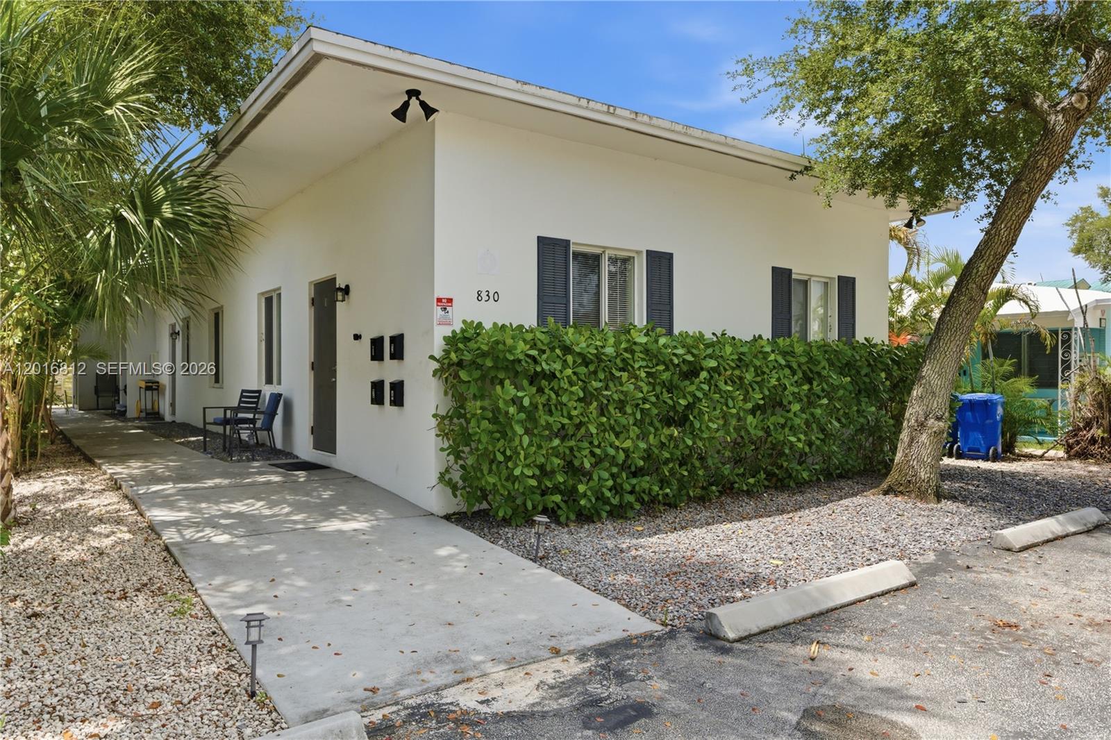 Extremely rare new construction turn-key 4plex in the exclusive Harbodale community minutes from Las Olas & the beach. This property was rebuilt from the ground up and finished in 2021. Unit mix consists of all 1 bedroom and 1 bath units which feature custom shaker wood kitchen/bathroom cabinets with quartz countertops, full size stainless steel appliances with dishwashers and garbage disposals, impact windows and doors, recessed lighting, tankless hot-water heaters, LVP flooring throughout, high efficiency mini-split AC systems, 12 foot ceilings, and private washer/dryer in two units (units 1 and 2). There is also a coin operated washer/dryer for units 3 and 4. All 4 units are long term leases.