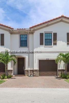 Beautiful and spacious 4-bedroom, 2.5-bath townhouse located in the highly desirable gated community of Mediterranea at Arbor Park. This modern two-story home features an open-concept layout with ceramic tile flooring throughout the first floor, abundant natural light, and a bright living and dining area perfect for entertaining and everyday living. The kitchen offers a functional modern design with ample cabinet space and flows seamlessly into the main living areas and private backyard patio. Upstairs you will find generously sized bedrooms, including a spacious primary suite with walk-in closet and ensuite bathroom. Additional features include impact windows, attached garage, laundry area, and plenty of storage space. Residents of Mediterranea enjoy resort-style amenities including a beautiful clubhouse, community pool, fitness center, walking trails, and gated security. Conveniently located near I-95, the Florida Turnpike, shopping, dining, beaches, and Palm Beach International Airport. Move-in ready and easy to show. Excellent opportunity to live in one of the area’s most sought-after communities.