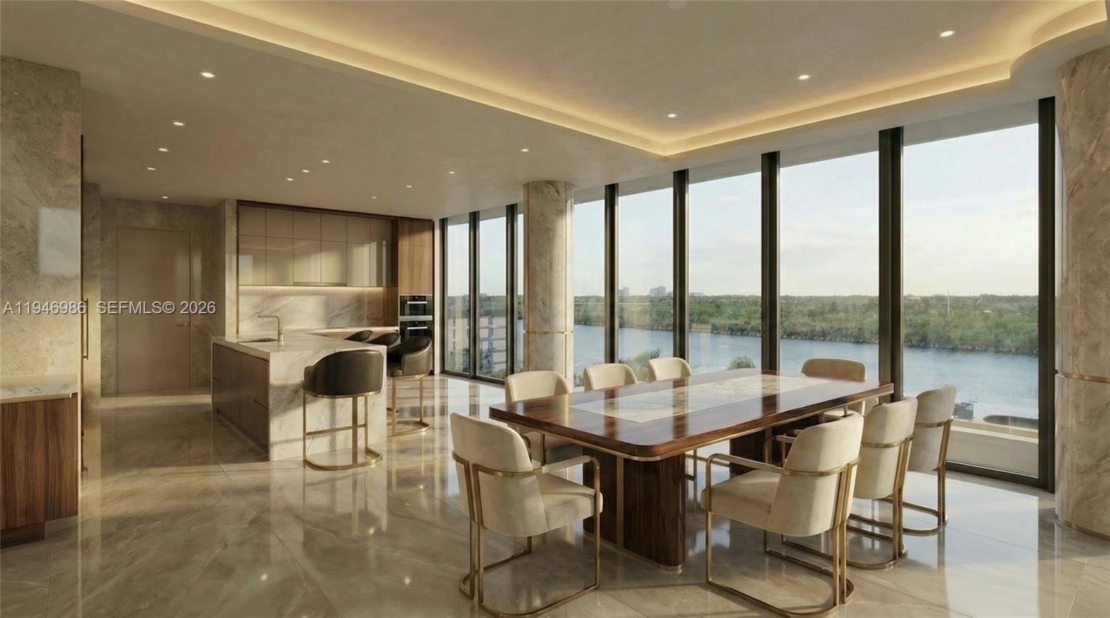 509 | 2BD / 2.5BA | 1,232 SF | Northwest | 1 Parking Spot.  Bigger. Rarer. More
dramatic light. Residence 509 is one of the most compelling standard residences
in the building with 1,232 SF, 2 bedrooms + 2.5 baths, and a sought- after
northwest exposure that brings a more dynamic sky-and-sunset ambiance. The
living area here has the scale to truly entertain—space for a full seating
arrangement + dining without compromise—while the powder room keeps
hosting clean and effortless. The interior direction (per renderings) is modern,
warm, and high-end: expansive impact glass, soft cove lighting, and spa baths
with sleek double-vanity styling and frameless shower detailing. ETURNA
Beachside is a boutique 7-story building on the ocean side of A1A. Building
amenities include resort-style swimming pool, fitness center, sauna, cold plunge,
24/7 front desk concierge and beach club service. Conviniently located steps to
the sand and the Hollywood Broadwalk, 10 minutes away from FLL Airport.
Flexible rental policy min 30 days. Delivery Q2 2026. Renderings for illustration;
subject to change.