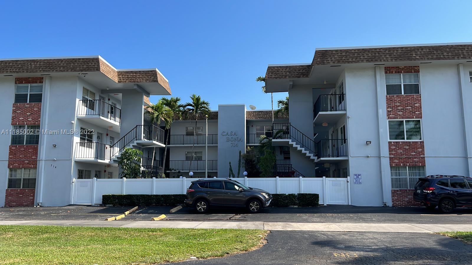 Welcome to Hallandale Beach Florida. Best located unit in the building, 3er floor corner unit with street view from the balcony. This condo is a 2 bedroom 2 full bath unit with an enclosed patio and open concept great for entertain friends and family. Located East of US1, this development has a swimming pool and laundry facilities. Close to the beach & walking distance to shops, banks, restaurants, Casinos & Diplomat Golf Course. This unit also offers lots of storage space and closets, has a newer roof and is perfect for seasonal or year around residents. Come and enjoy the Florida Sunshine.