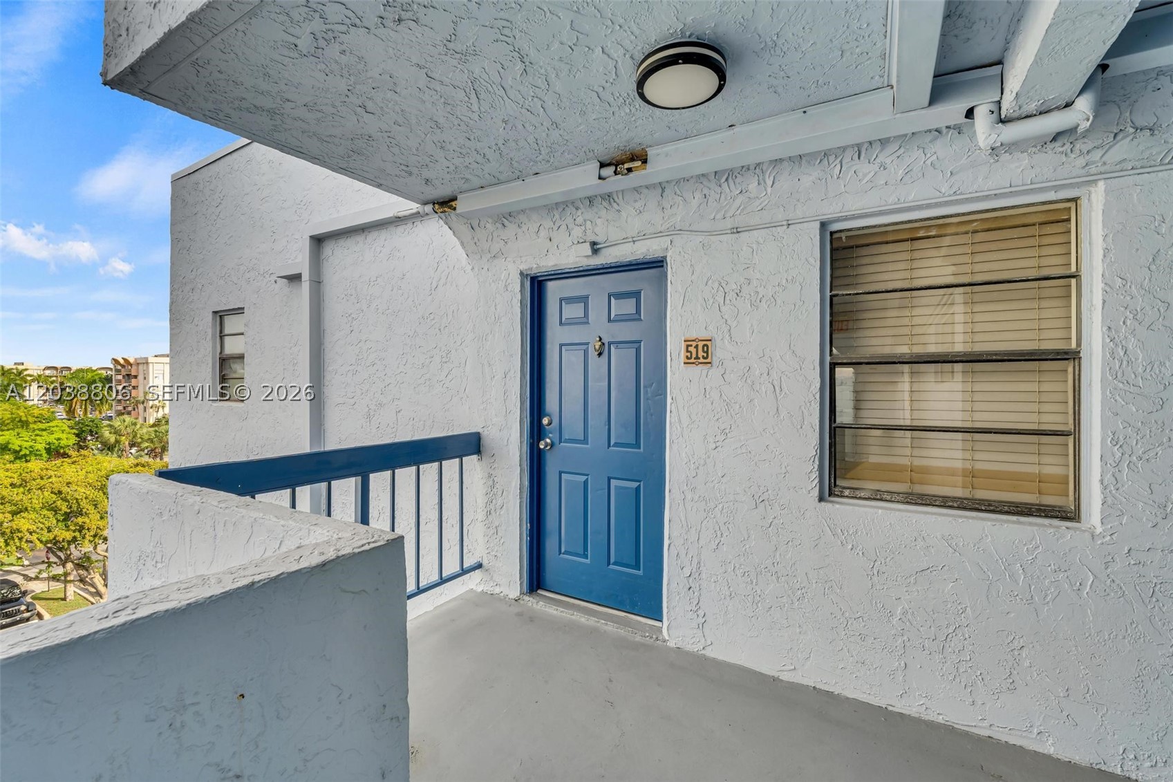 Corner condo unit in highly sought-after Bleau Grotto, featuring a well-maintained structure in good condition. Being a corner property, it offers extra privacy with only one neighbor. The unit features a double balcony and includes kitchen appliances. Amenities include tennis courts, pool, gym, and clubhouse. Must see to appreciate. Motivated owner.