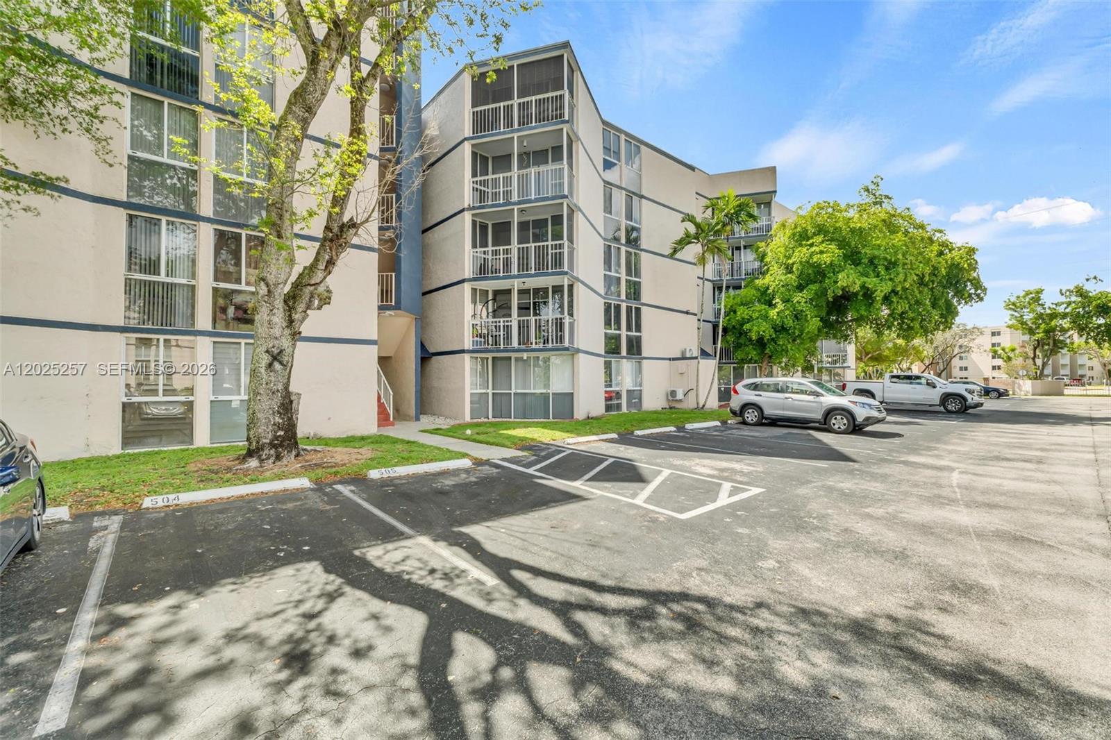 Beautiful, bright, and spacious 2-bedroom, 2-bathroom apartment at Las Brisas @ Country Club of Miami, located on the first floor of Building F. Meticulously maintained and renovated by the current owner, the unit features ceramic tile flooring, a nearly new HVAC (2022), and water heater (TITAN). A Ring doorbell system is included. The kitchen boasts quartz countertops and stainless-steel appliances. One assigned parking space is included, along with an additional authorized space within the community, plus available visitor parking. HOA fee is very reasonable for a community with NO Special Assessments, offering amenities such as a swimming pool, tennis court, and playground. It is a very safe, quiet, and pet-friendly community where water and trash removal services are included. Located in a highly sought-after area due to its proximity to major highways—such as I-75, I-836, and Florida's Turnpike—and its close proximity to excellent schools (Cambridge International School), Walmart, Bravo, Sedano's, Publix, Target, Lowe's, medical centers, restaurants, parks, and pharmacies. And best of all? The HOA has successfully passed its 40-year inspection.