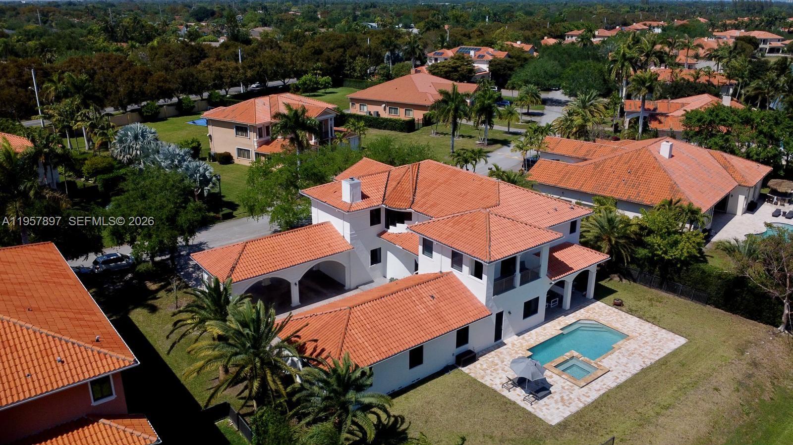 Fully renovated waterfront home with all new high-impact windows, located in the prestigious gated community of Cutler Cay. One of the few homes offering open water views.
This architect-renovated 5,740 SF luxury residence features 5 spacious bedrooms and 5 bathrooms (4 en-suite), combining contemporary design, comfort, and functionality. The oversized primary suite enjoys tranquil water views, creating a true private retreat.
The home showcases a modern open-concept layout with a brand-new chef’s kitchen, top-tier appliances, soaring double-height ceilings, and versatile living spaces ideal for entertaining or multigenerational living.
Additional highlights include a large laundry room, 4-car garage, and brand-new impact windows throughout, providing energy efficiency, security, and peace of mind.
Step outside to a resort-style saltwater pool overlooking the water, perfect for relaxing or hosting gatherings in a serene setting.
Residents of Cutler Cay enjoy exceptional resort-style amenities, including a clubhouse, fitness center, sauna, steam room, playground, tennis courts, and more.
Low HOA of only $522/month, including internet and cable.
A rare opportunity to own a fully renovated waterfront luxury home in one of Miami’s most desirable gated communities.