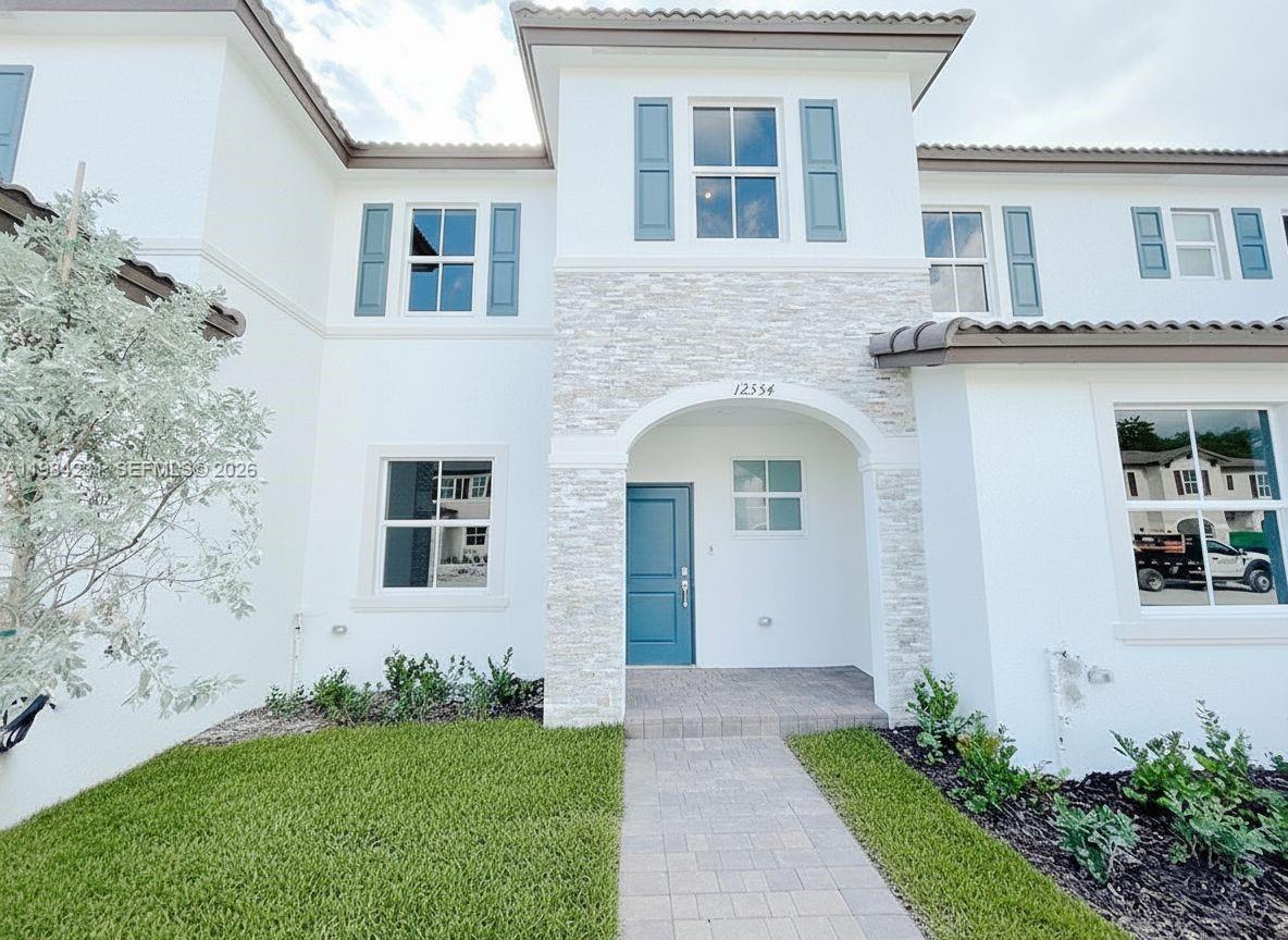 This stunning 1,533 sqft, 3-bedroom, 2.5-bath villa in the highly sought-after Westview by Lennar community is in pristine condition and move-in ready. The "Monte Carlo" model features beautiful water views, tile flooring downstairs, carpet upstairs, a modern kitchen with stainless steel appliances and quartz countertops, plus blinds and bathroom kits. Enjoy the convenience of a fenced backyard, and 2 parking spaces. The community offers a clubhouse with a pool and playground, and it's just minutes from top-rated schools, shops, restaurants, and I-95. Ideal for both personal living and rental income!----------UNIT RENTED TILL 4/30/2027, PAYS $2,950.00 PER MONTH - 24hs previous notice to show----------the seller is willing to give the buyer a Seller Contribution at closing