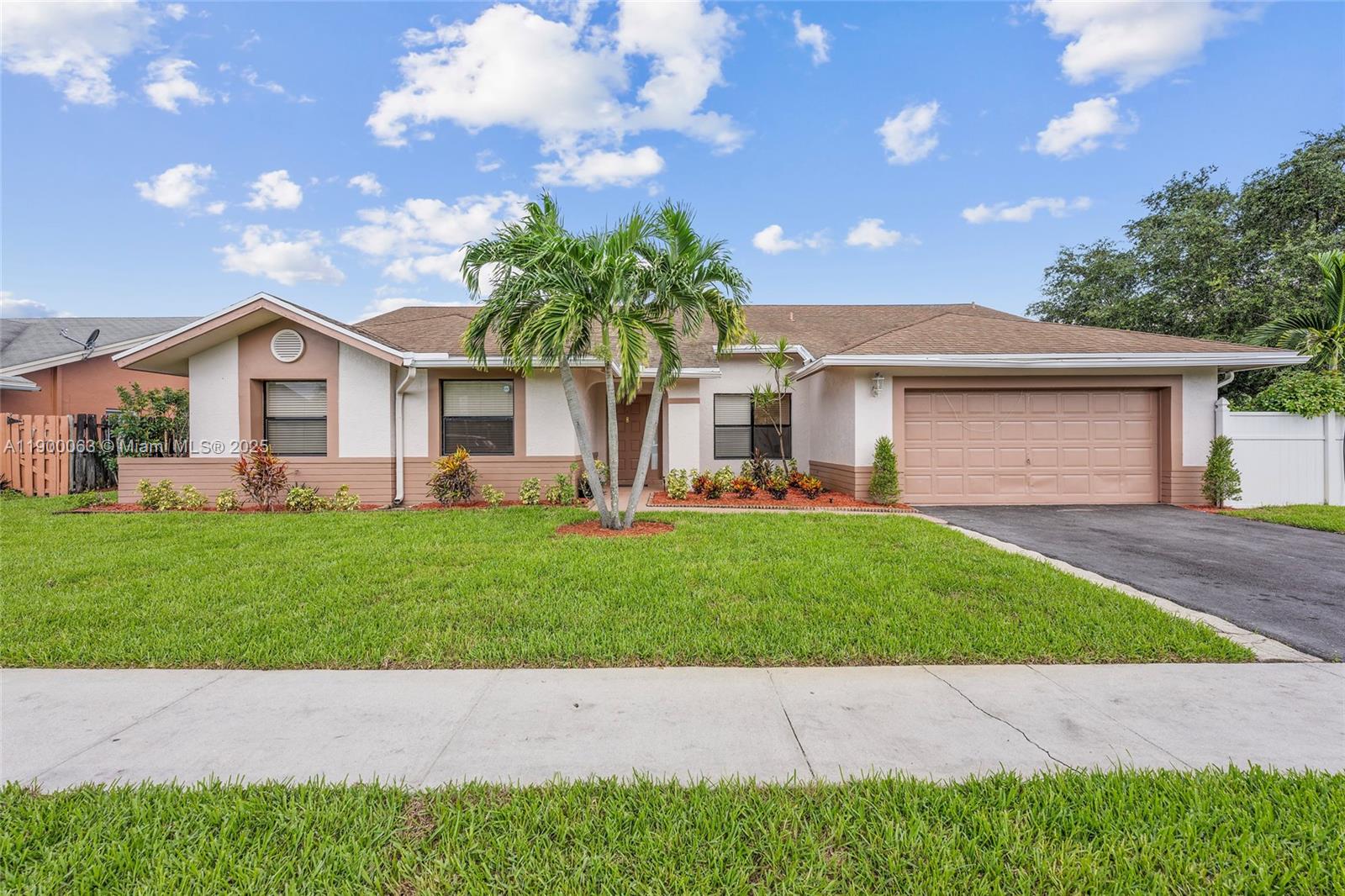 A spacious 4-bed, 2-bath on a 1/4 acre lot in central Miramar has come to market. It features an open concept kitchen, dining/living areas, 2 car garage and plenty of storage and counter space. The split floor plan offers a private primary suite with walk-in closet and roomy bath. Enjoy a screened patio and large fenced yard, ideal for relaxing or entertaining guests in privacy. Perfect canvas to create lasting memories in space that offers comfort, location and value. Roof & HVAC (2007). Come see it today!