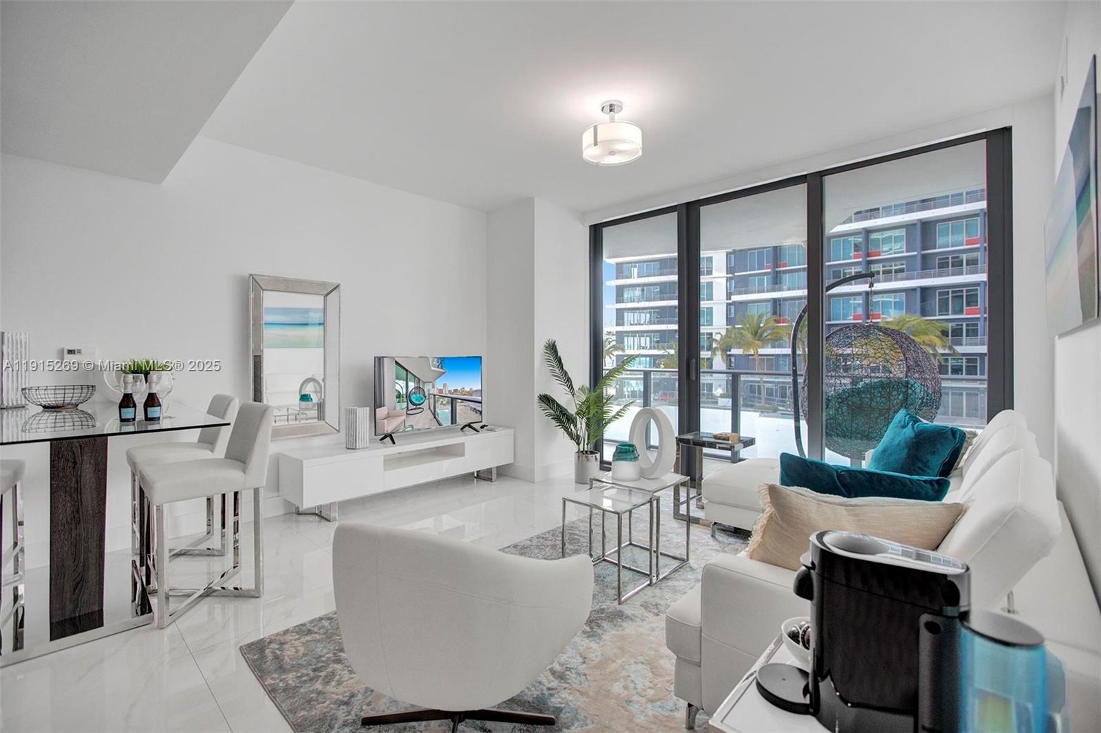 SOLD FURNISHED! Amazing DUA brickell building and beautiful residence one bedroom and one bathroom. ***Newer furniture***. Assigned parking space on the 5th floor! You can rent 4 times per year min 30 days! Amazing state of the art fitness center, sky roof pool deck, steam rooms Spa and the culinary adventures at Rosa Negra restaurant. Immerse yourself in the style, luxury and service of DUA Brickell. Brickell is centrally located from Coral Gables, South Beach, Miami Airport, and Sunny Isles Beach. Easy to show!