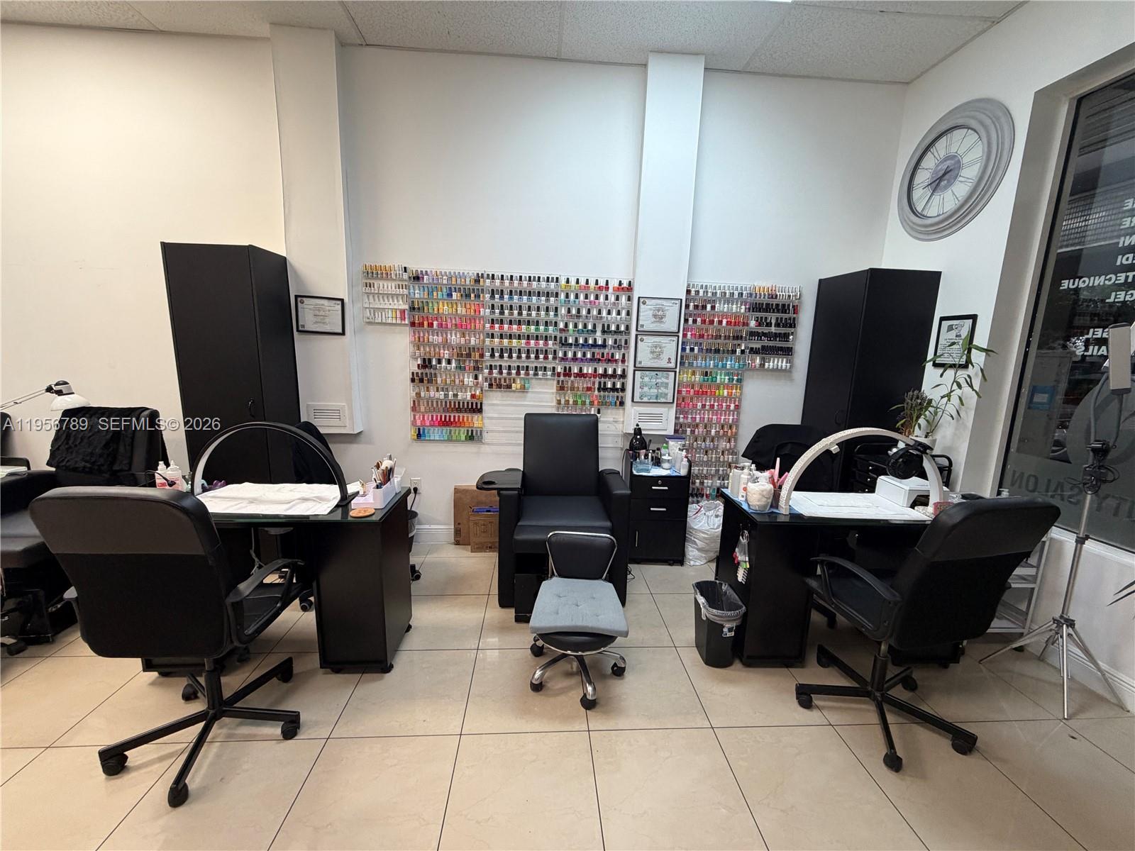 ?? Established Beauty Salon for Sale – Miami Lakes

Asking Price: $110,000

Great opportunity to own a well-established beauty salon in a prime Miami Lakes shopping center with excellent visibility and very low rent.

This business has been operating successfully for approximately 10 years and is fully equipped and ready for a new owner to step in and grow.

Business Highlights:

Approx. 1,000 SQ FT

Annual revenue: approx. $65,000

Rent: only $2,200/month

7 employees (independent stylists/technicians)

Long-standing location with steady clientele

Licenses and permits up to date

Salon Features:

2 private spa rooms

2 hair wash stations

2 pedicure chairs

3 nail stations

3 hair stylist chairs

Located in a high-traffic shopping center, this salon offers a strong foundation and plenty of room to increase income by expanding services, hours, or marketing efforts.

?? Excellent opportunity for an owner-operator or investor looking for a turnkey beauty business in a desirable area.

Serious inquiries only.
Contact for more information or to schedule a private showing.